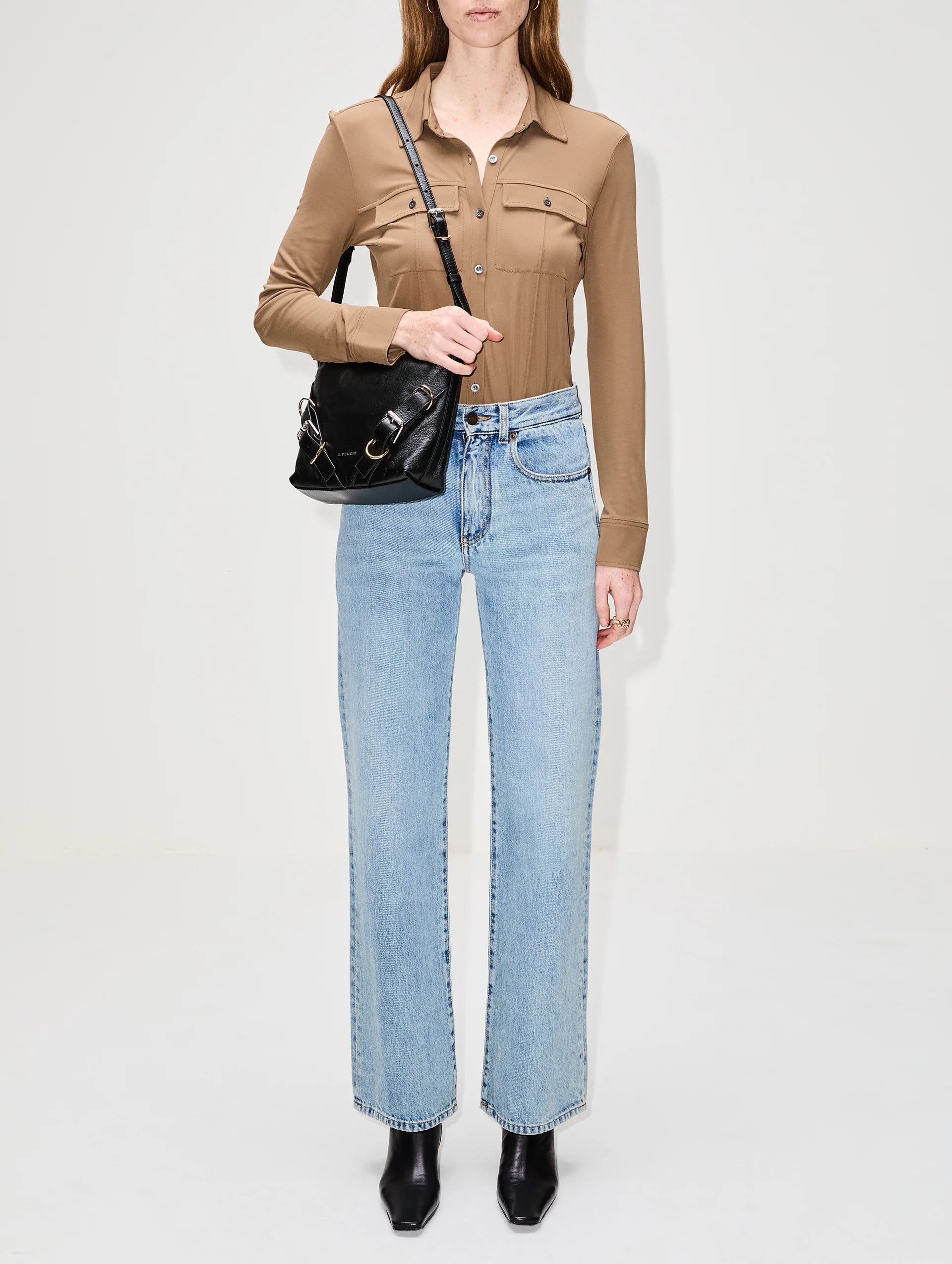Givenchy o1srvl11e1124 Size: OS / Voyou Crossbody Bag in Black Size ONE SIZE - 4 Thumbnail