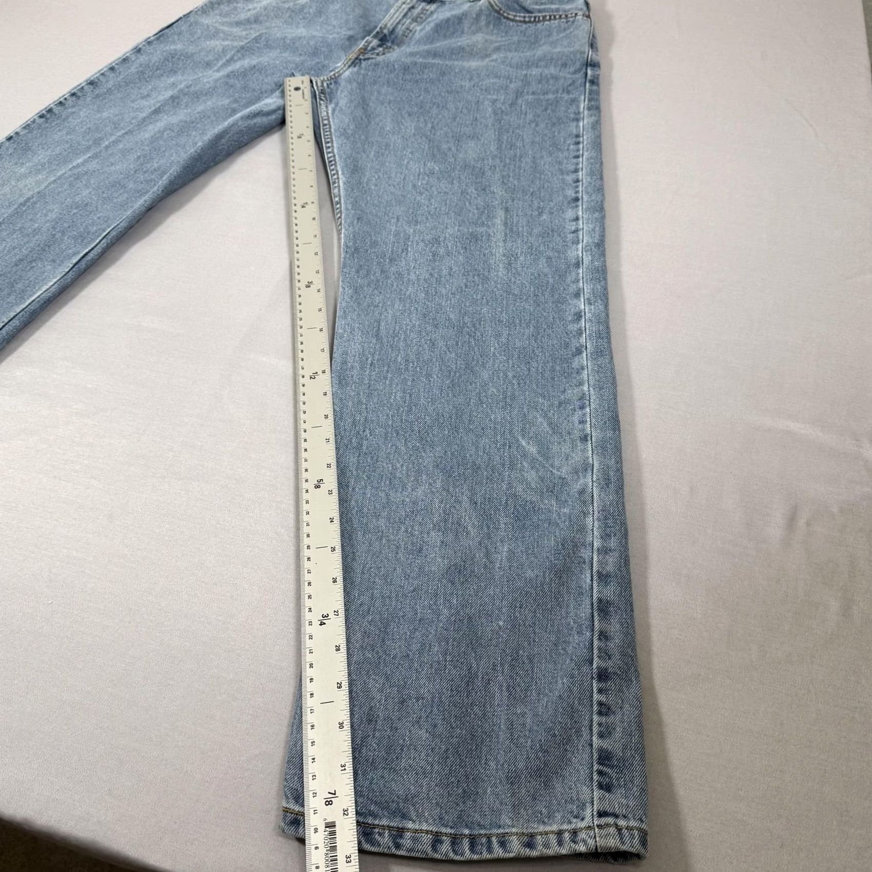 Levi's Levi's 505 Jeans Straight Regular Fit 36x32 Blue Denim Pants Mens Casual Work Cowboy Y2K Size US 36 / EU 52 - 4 Thumbnail