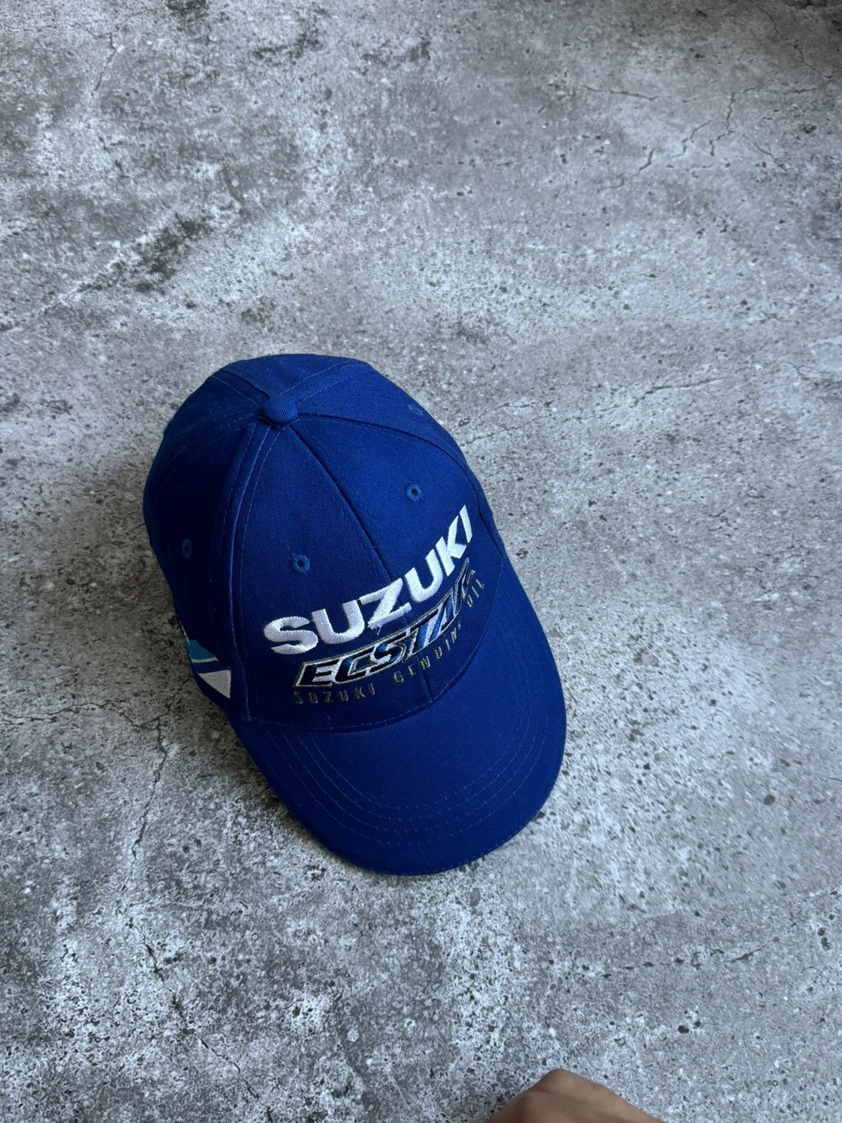 Japanese Brand Vintage Suzuki Ecstar Y2K Racing cap hat Size ONE SIZE - 2 Thumbnail