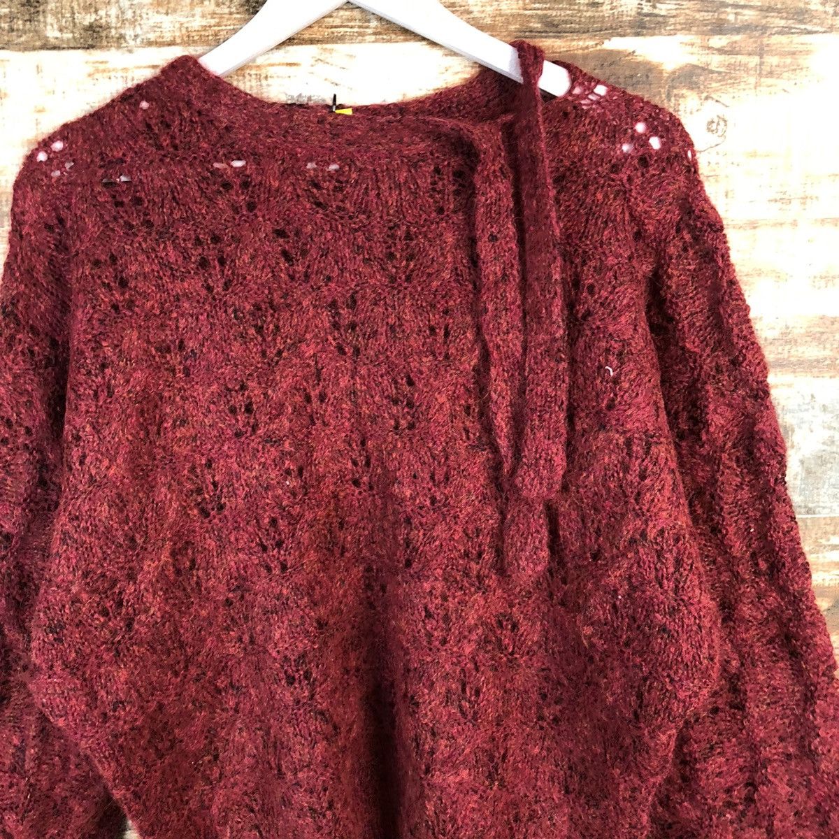 Homespun Knitwear × Japanese Brand Japanese Brand vintage Red Knitwear #A2245 Size M / US 6-8 / IT 42-44 - 5 Thumbnail