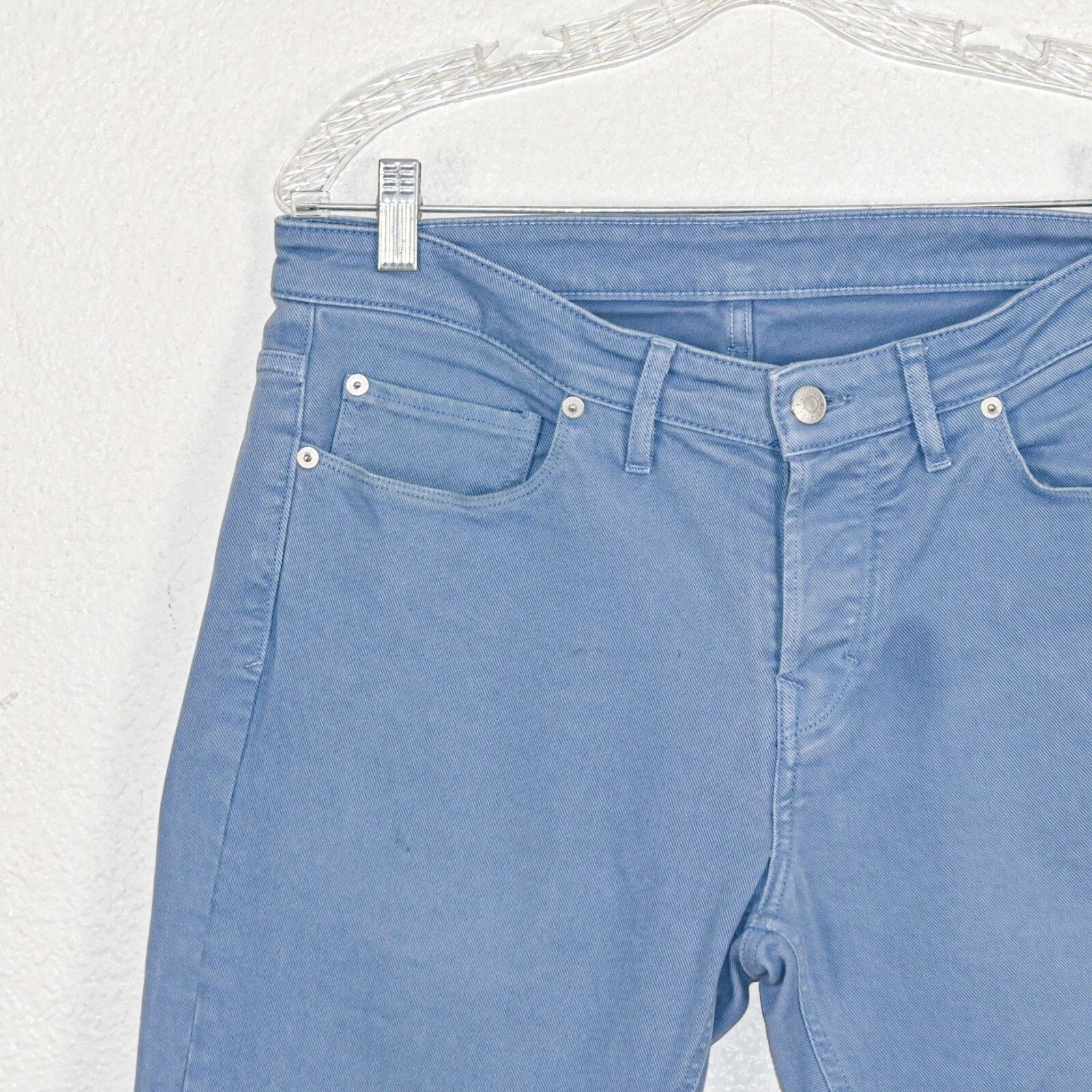 Zadig & Voltaire David Crop raw Jeans Light Blue 31