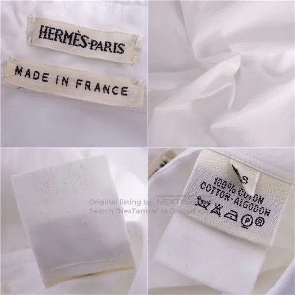 Hermes Hermes Pocket Cotton Shirt Size XS / US 0-2 / IT 36-38 - 7 Thumbnail