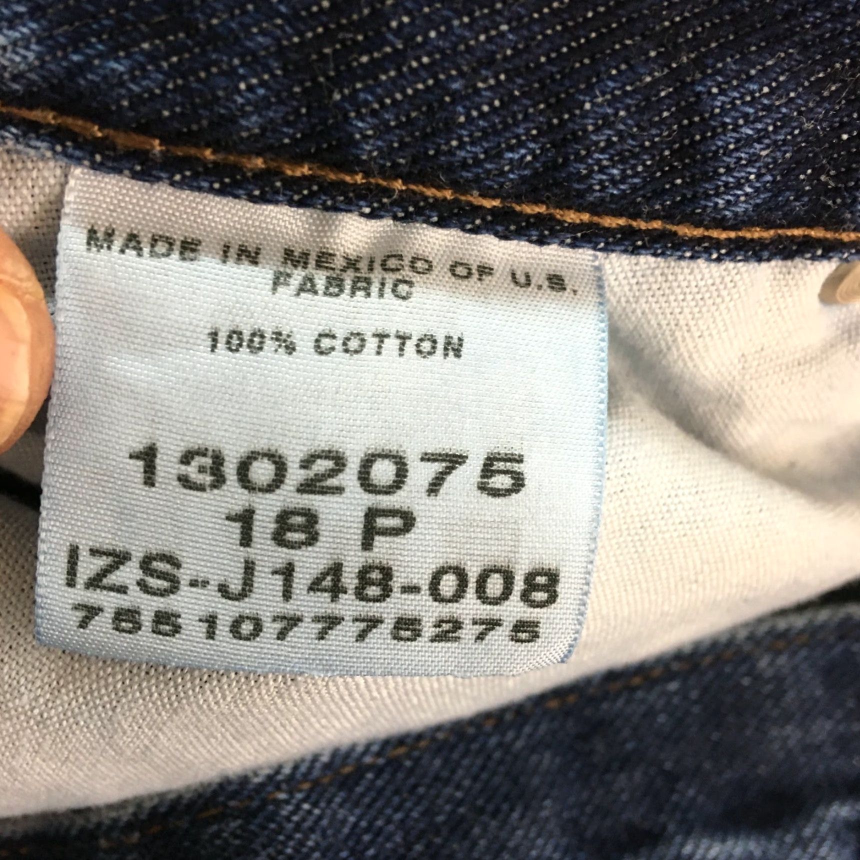 Vintage Riders Jeans Main Selling Point: Casual Straight Relaxed Leg Flat Front Denim Blue Jeans 18P Mens Size 18 Blue Size 40" / US 18 - 7 Thumbnail