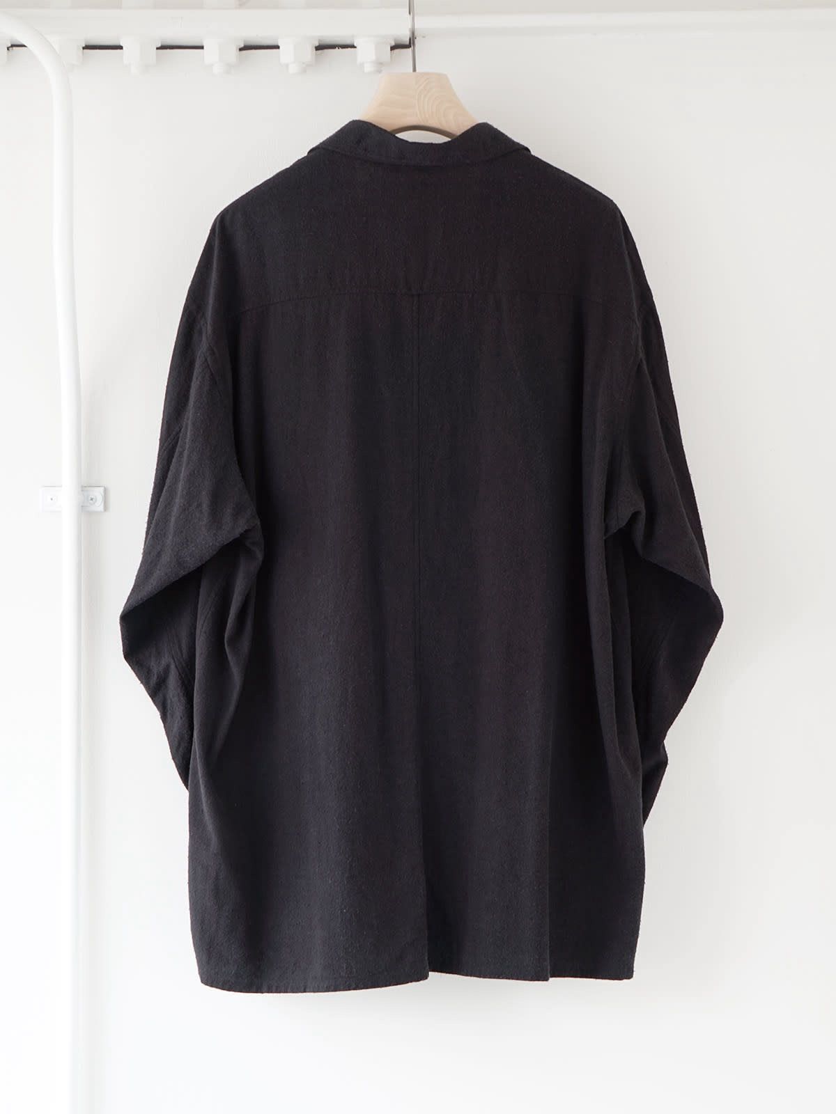 Comoli Comoli Silk Noil Shirt Jacket Black Size 2 BNWT Size US S / EU 44-46 / 1 - 4 Thumbnail