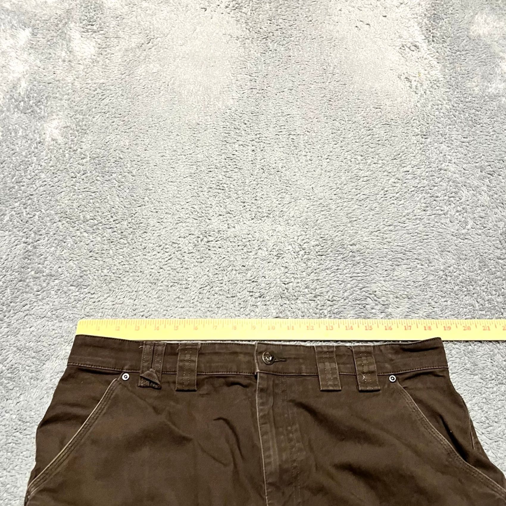 Duluth Trading Company Duluth Trading Pants Mens 36 Chino Relaxed Canvas Carpenter Fire Hose Inseam 26 Brown Mens Size US 36 / EU 52 - 7 Thumbnail