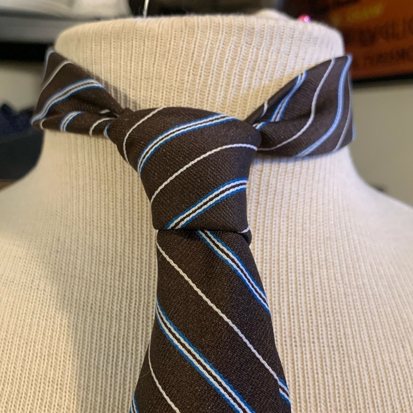 Playboy 70’s Playboy vintage diagonally striped necktie Hefner Size ONE SIZE - 1 Thumbnail
