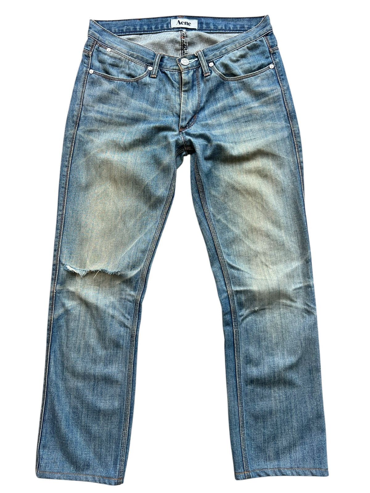 Acne Studios Vintage Acne Studios Distressed Mudwash Denim Jeans 32x27 Size 32" / US 10 / IT 46 - 2 Thumbnail