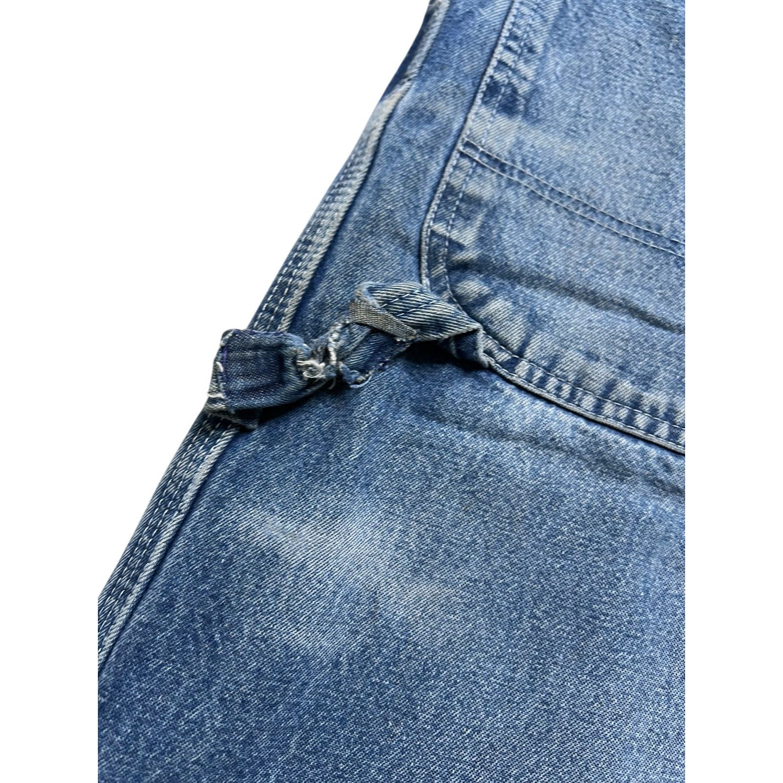 Dickies Dickies Jeans Mens Sz 40 Actual 37x29 Blue Talon VTG 80s Size US 40 / EU 56 - 14 Thumbnail
