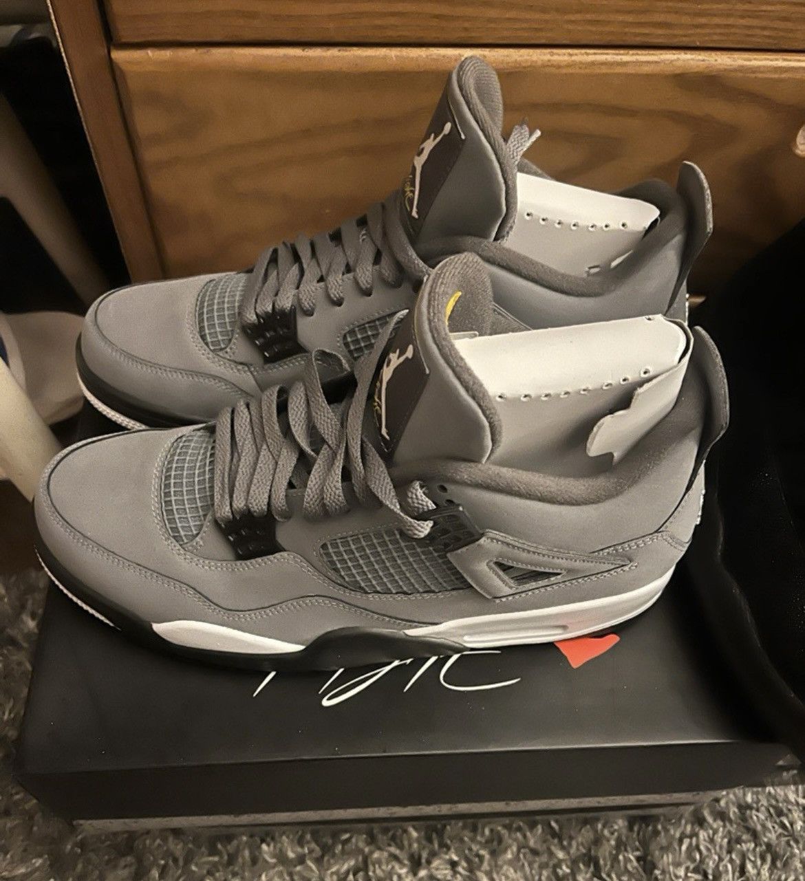 Jordan Brand Air Jordan 4 Retro Cool Grey 2019 Size 11.5 Size US 11.5 / EU 44-45 - 8 Thumbnail