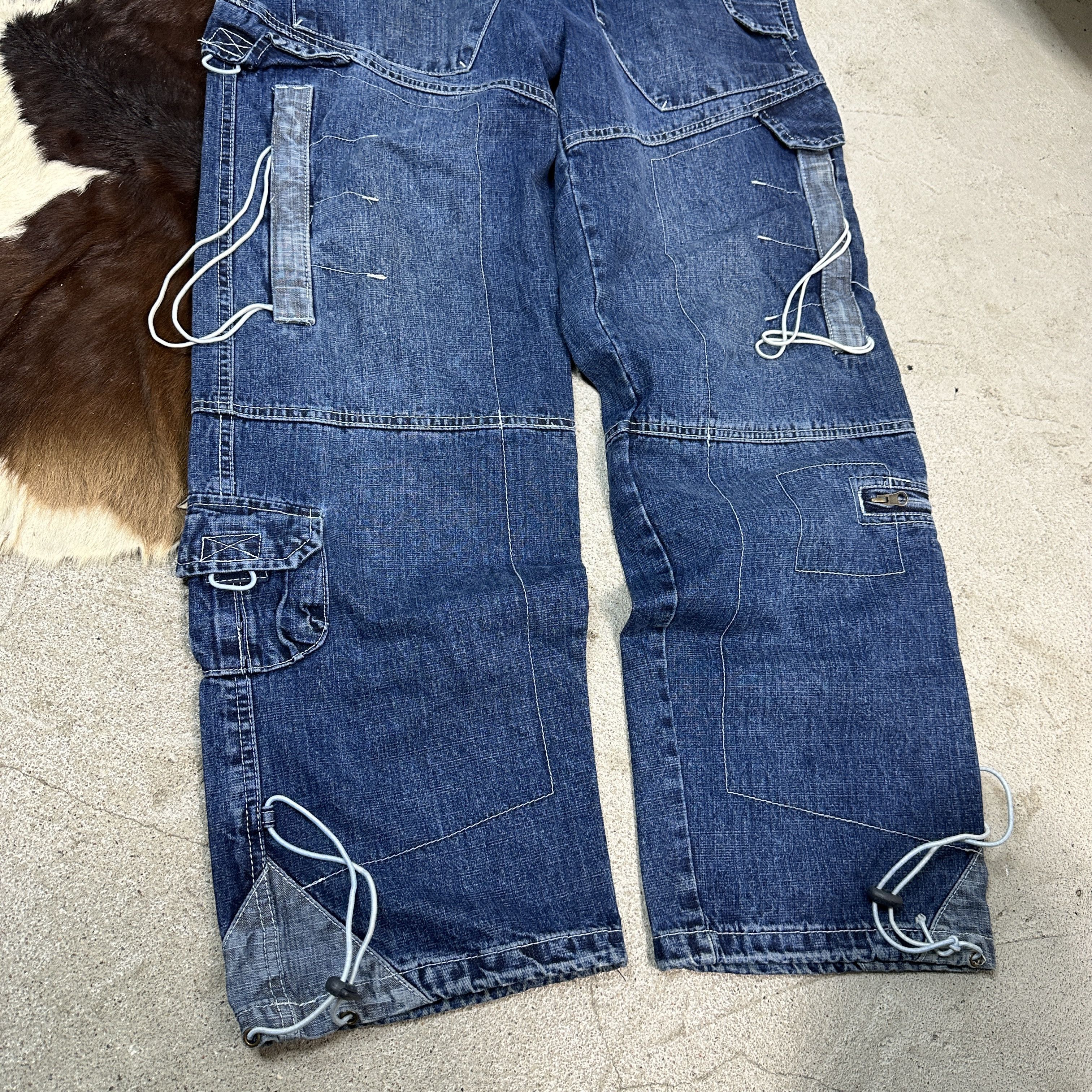 Vintage Vintage Wide Leg Hip-Hop Y2K Jeans Size US 36 / EU 52 - 3 Thumbnail