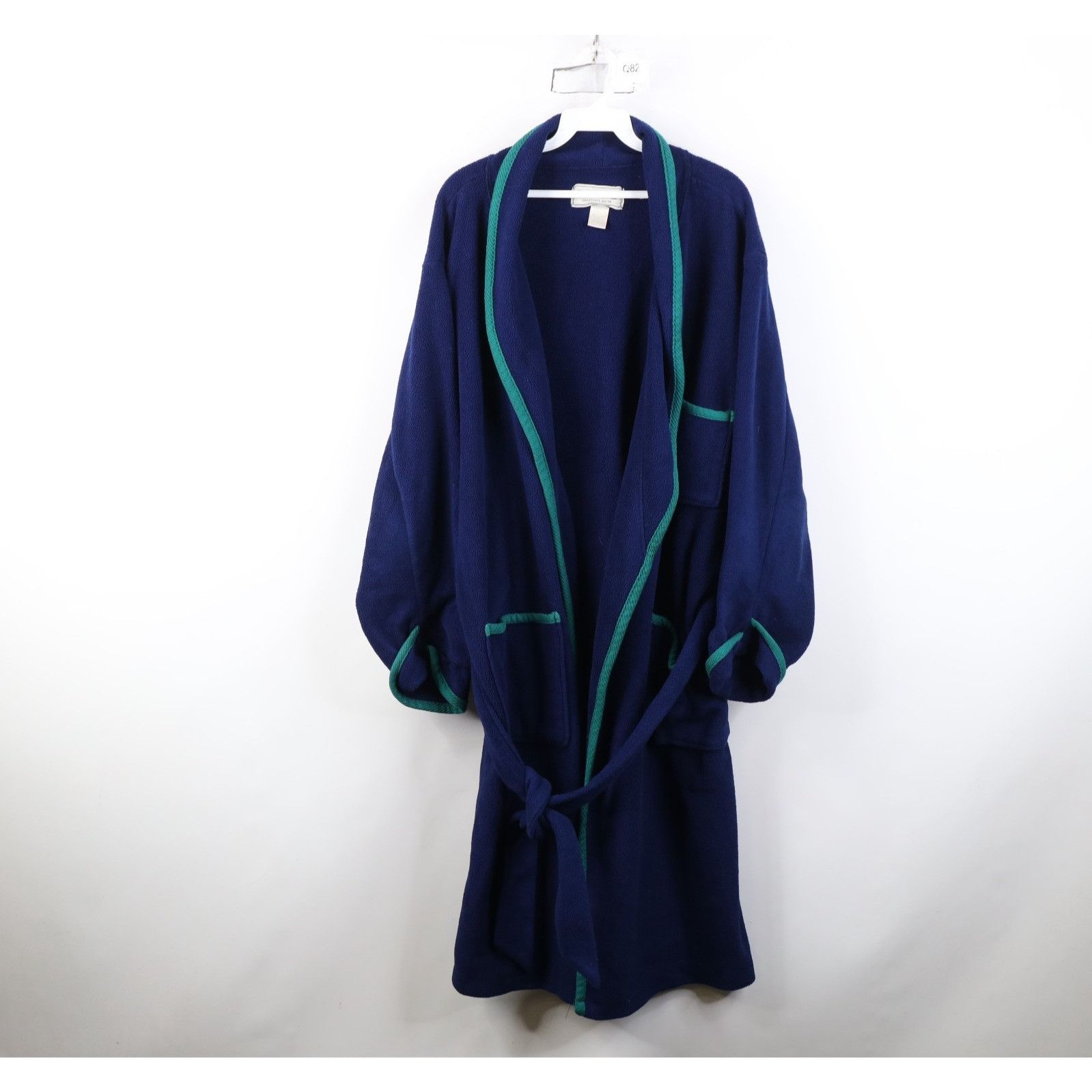 L.L. Bean Vintage 90s LL BeanPiped Trim Belted Fleece Bath Robe Size US M / EU 48-50 / 2 - 1 Thumbnail