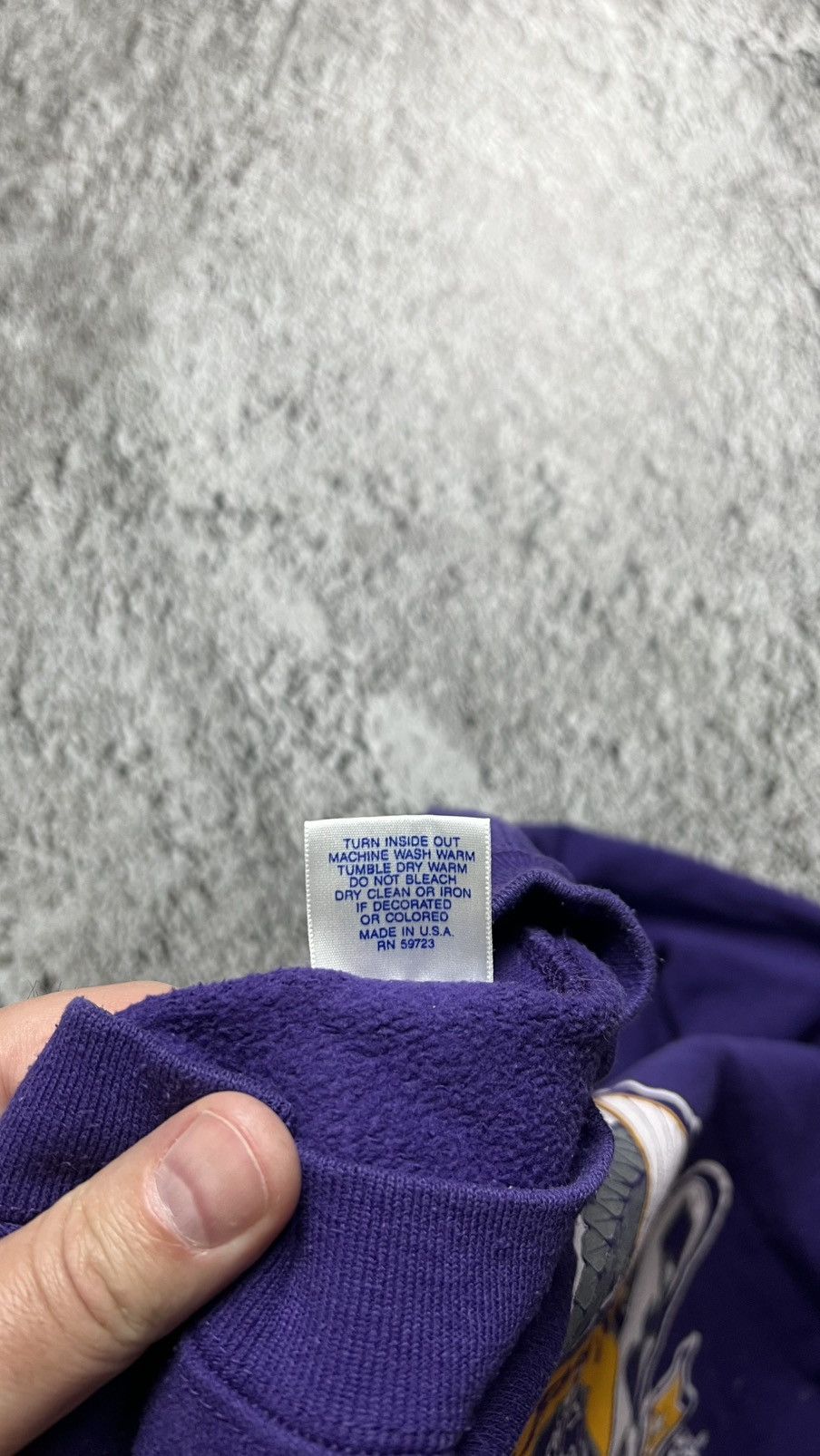 American Trench 1992 RARE‼️Los Angeles Lakers NBA trench sweatshirt usa made Size US L / EU 52-54 / 3 - 6 Thumbnail