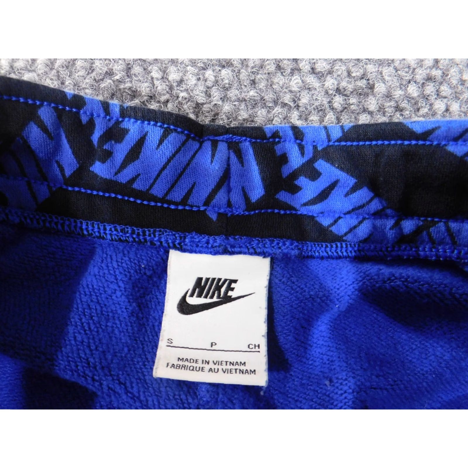 Nike Nike Sweatpants Women S Blue Stretch All Over Print Active Performance Gym & Training Womens Size 26" / US 2 / IT 38 - 6 Thumbnail