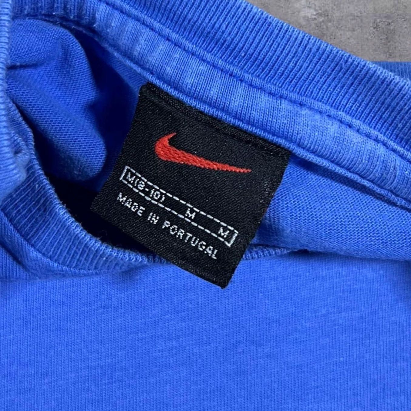 Nike Vintage Nike Classic Embroidered Mini Swoosh Logo Blue Short Sleeve T-Shirt Women's Medium Size M / US 6-8 / IT 42-44 - 3 Thumbnail