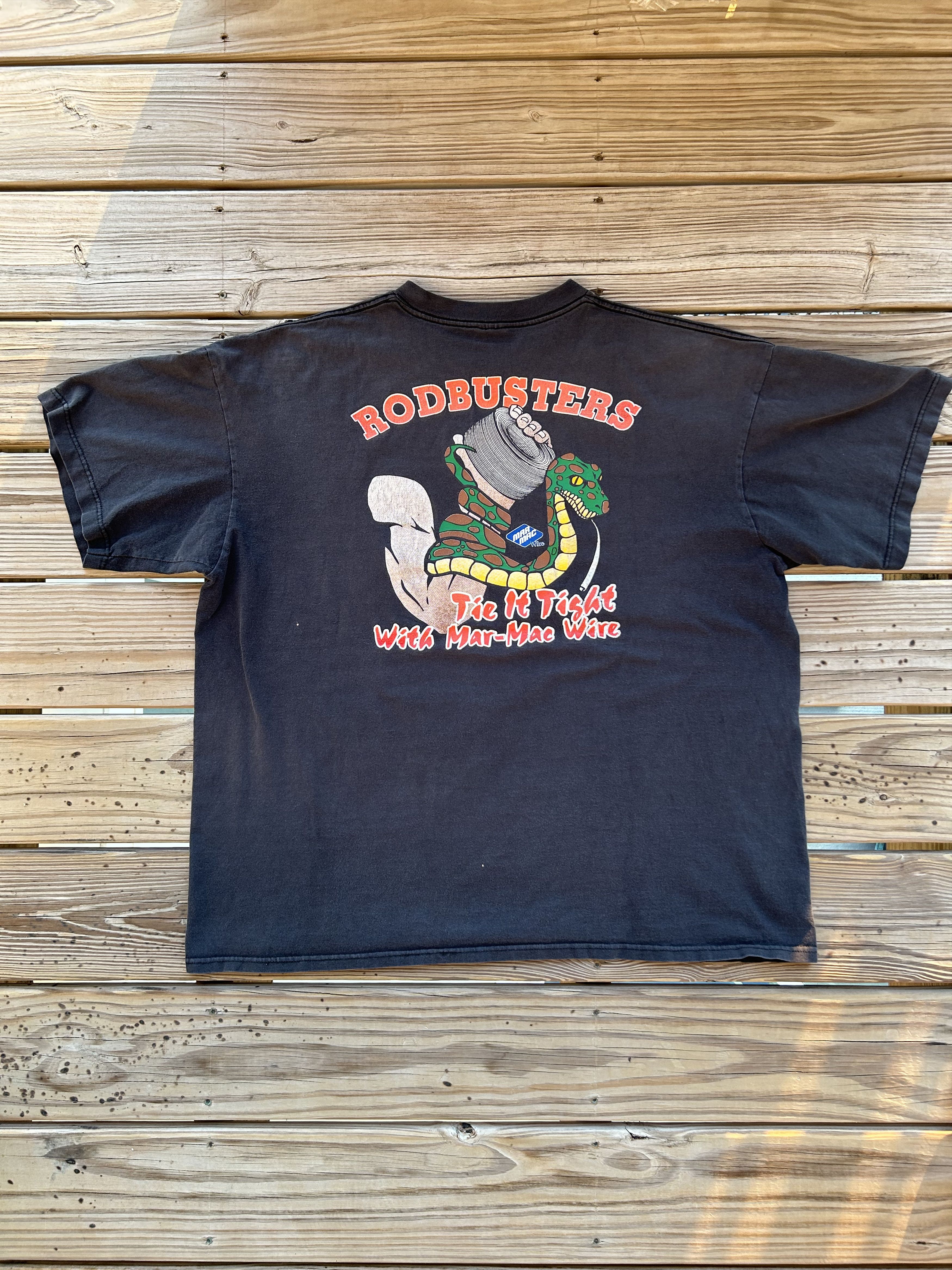 Vintage Vintage Ghost Pocket Graphic Tee Size US XXL / EU 58 / 5 - 2 Thumbnail