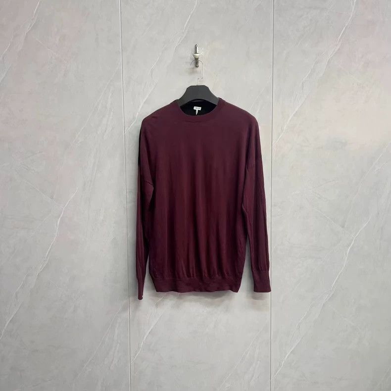 Loewe LOEWE Red embroidered Logo knitted sweater Size M / US 6-8 / IT 42-44 - 1 Thumbnail