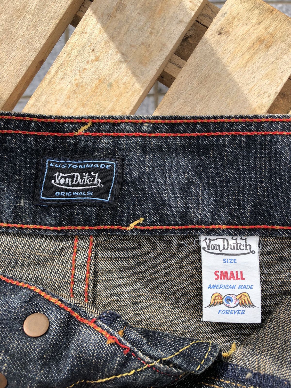 Vintage × Von Dutch Vintage Von Dutch mini skirt Y2K Size 27" / US 4 / IT 40 - 3 Thumbnail