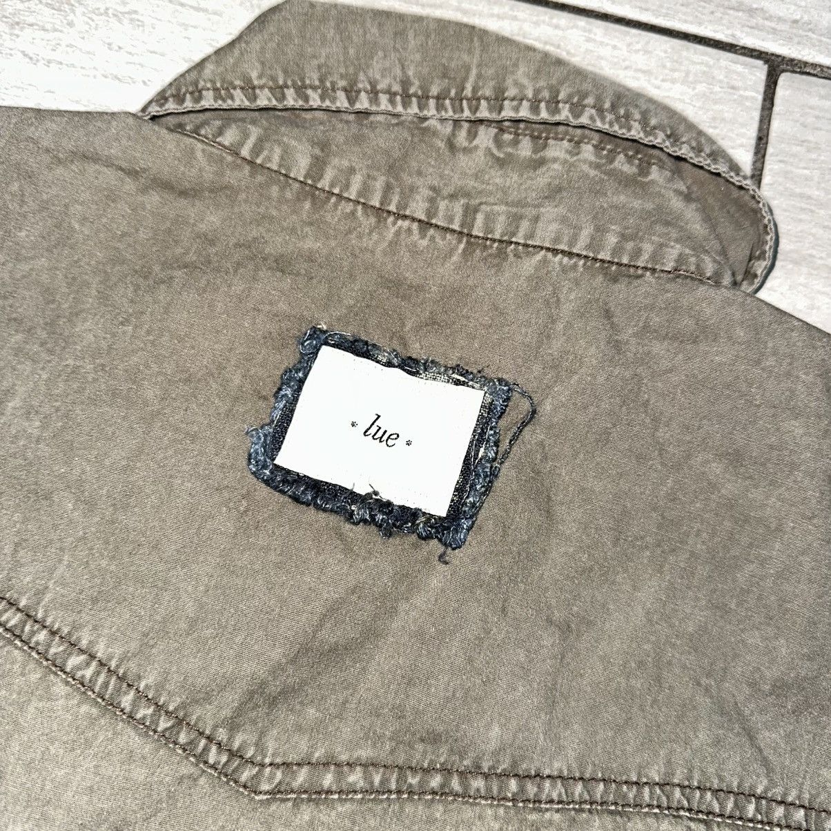 Vintage Vintage Patchwork Custom Fatigues LUE Snap Button Shirt Size US XL / EU 56 / 4 - 7 Thumbnail