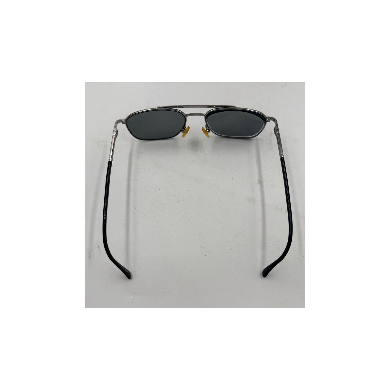 Other Vtg Firenza Silver Gray Metal Pilot Sunglasses FRAMES ONLY Size ONE SIZE - 3 Thumbnail