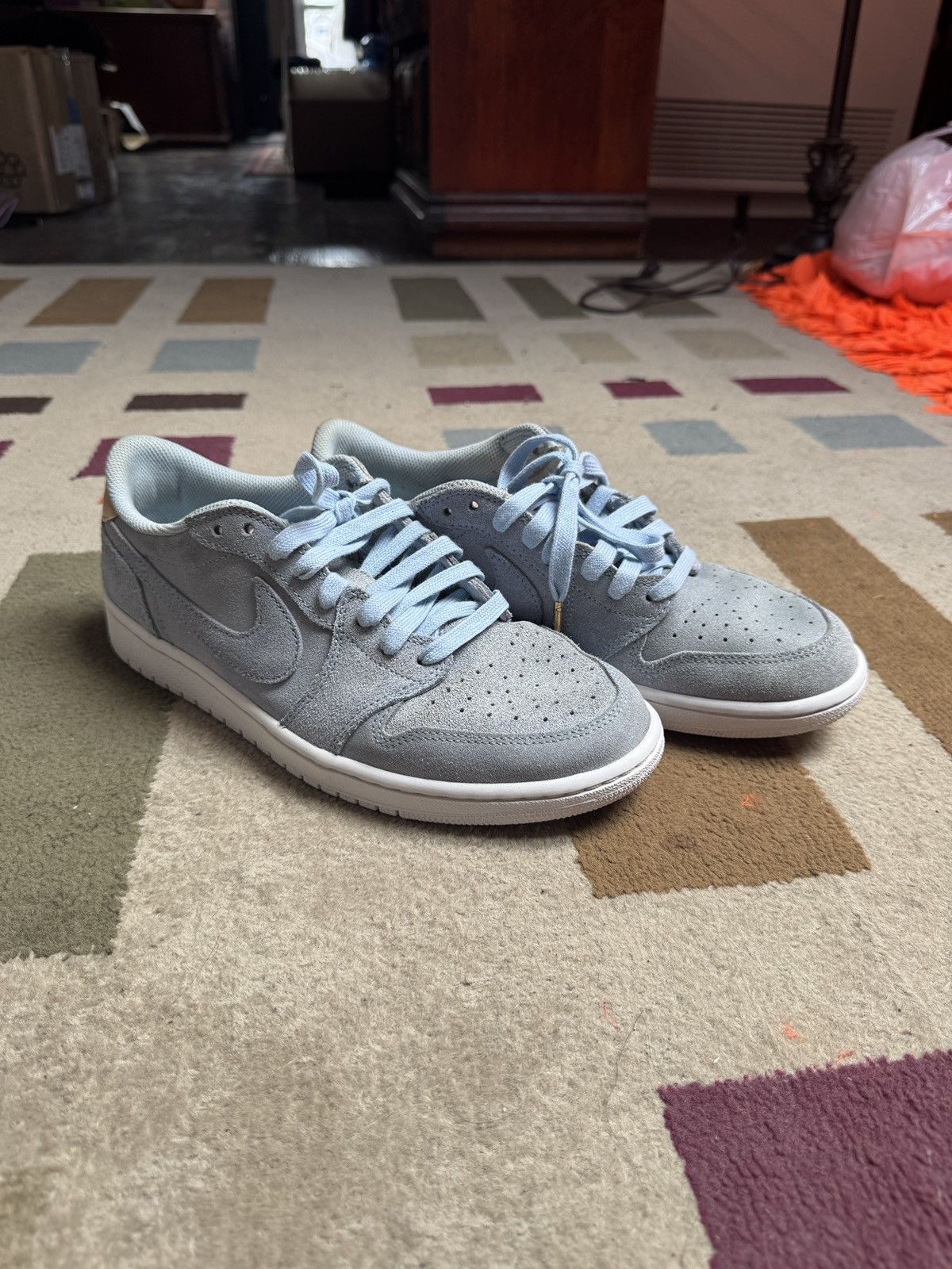 Jordan Brand Jordan 1 Retro Low OG Ice Blue Size US 9 / EU 42 - 1 Thumbnail