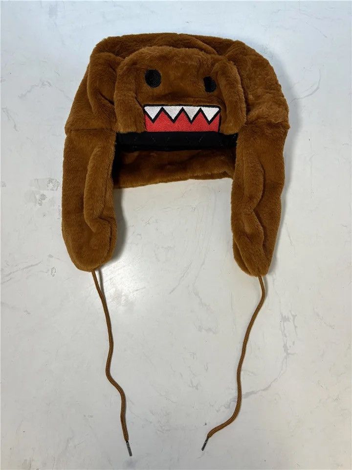 Other Domo Kun Plush Hat Ushanka Cute Winter Hat Size ONE SIZE - 3 Thumbnail