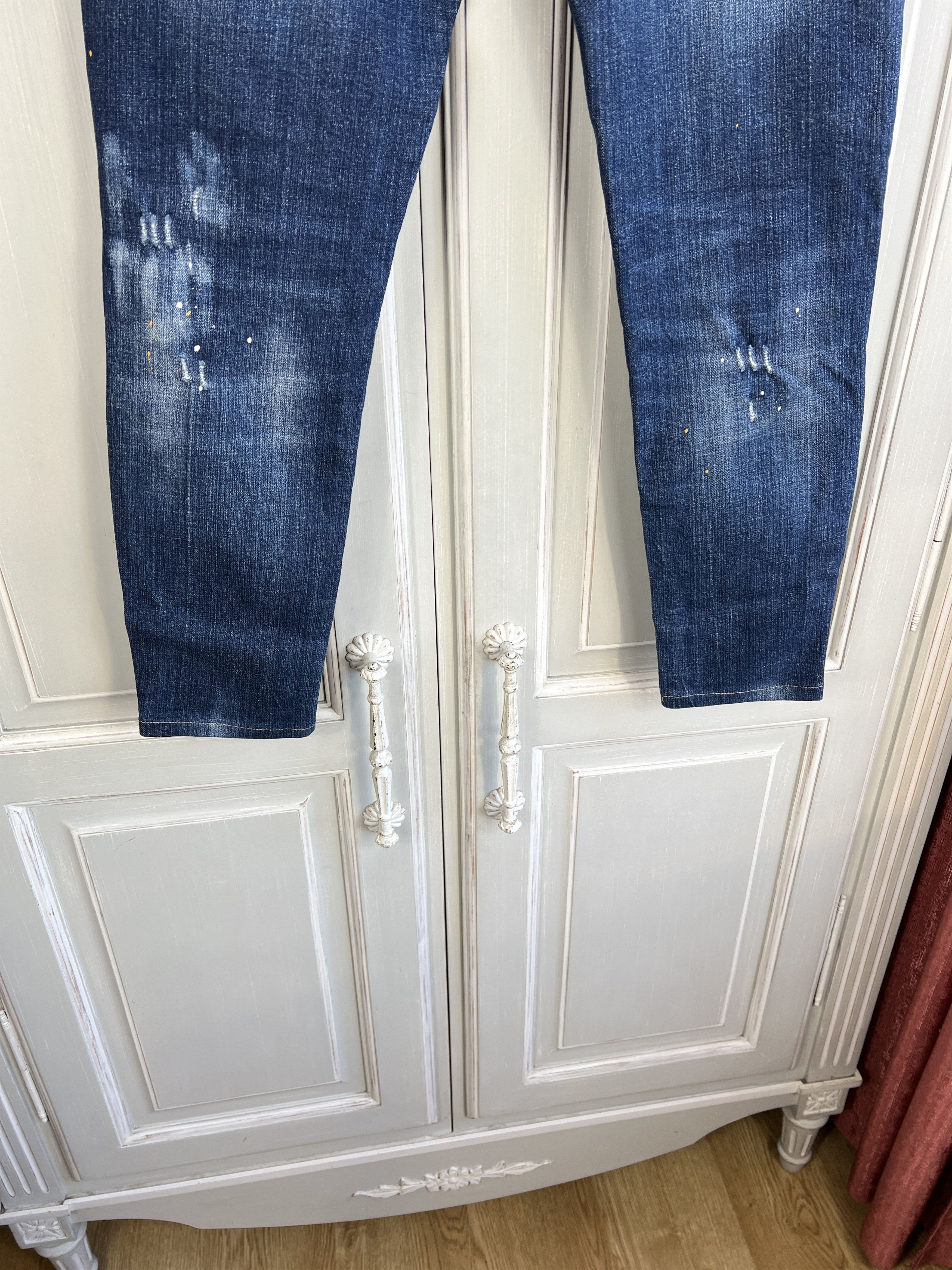 Dsquared2 DSQUARED2 JEANS OVERPRINTED DENIM JEANS SIZE 50 Size US 34 / EU 50 - 6 Thumbnail