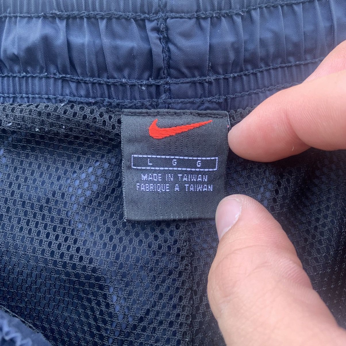 Nike × Vintage Vintage 90s Nike Baggy Track Pants Size US 38 / EU 54 - 2 Thumbnail