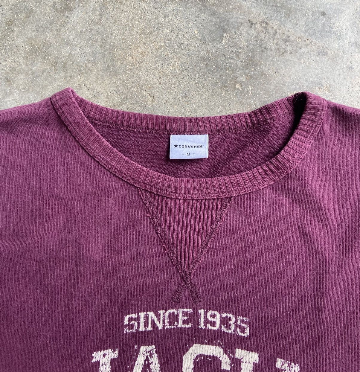 Converse 🇯🇵 JACK PURCELL BIG LOGO SWEATSHIRT Size US M / EU 48-50 / 2 - 6 Thumbnail
