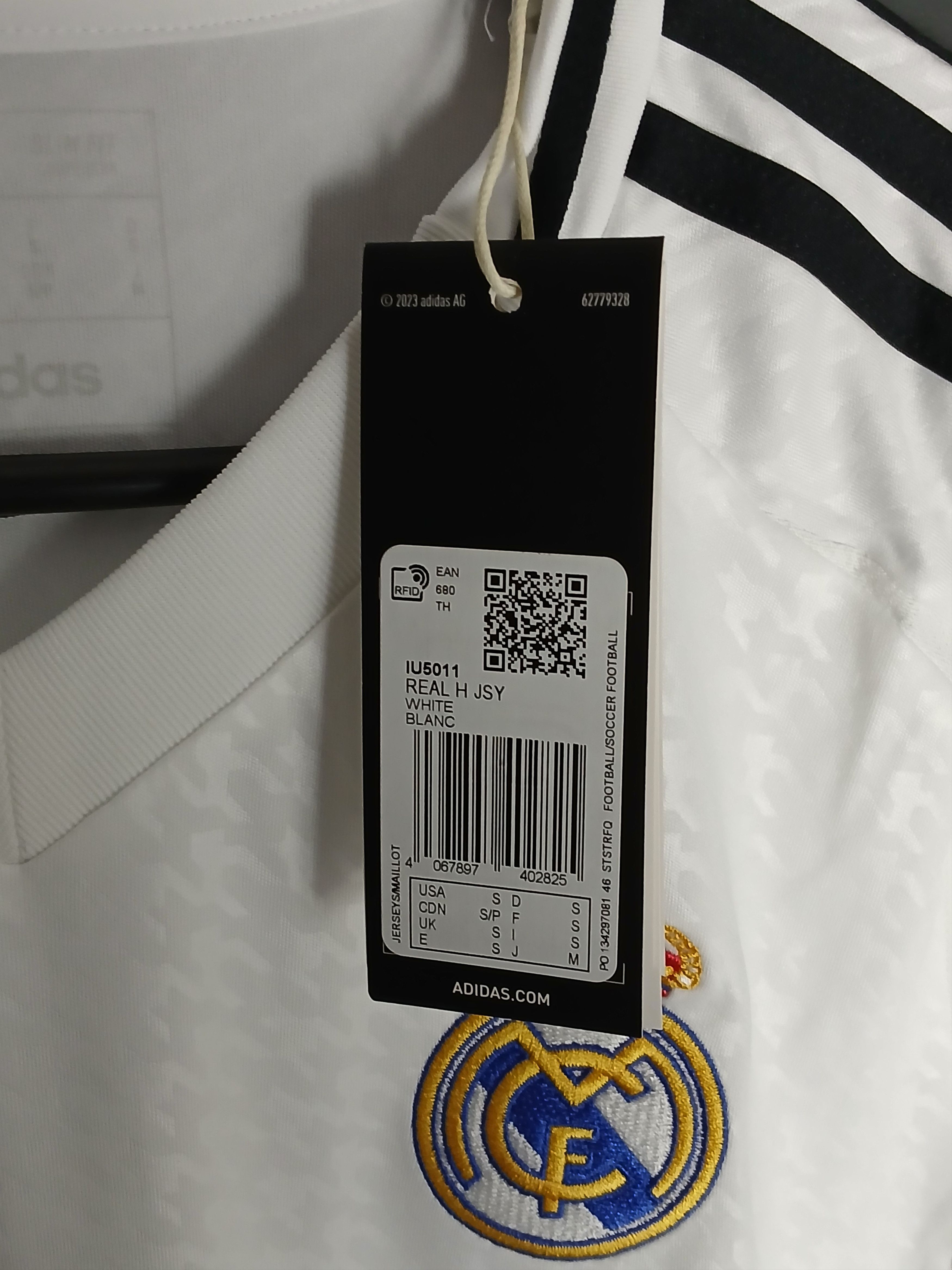 Adidas New Real Madrid 24/25 Home Football Jersey T-Shirt Size US S / EU 44-46 / 1 - 11 Thumbnail