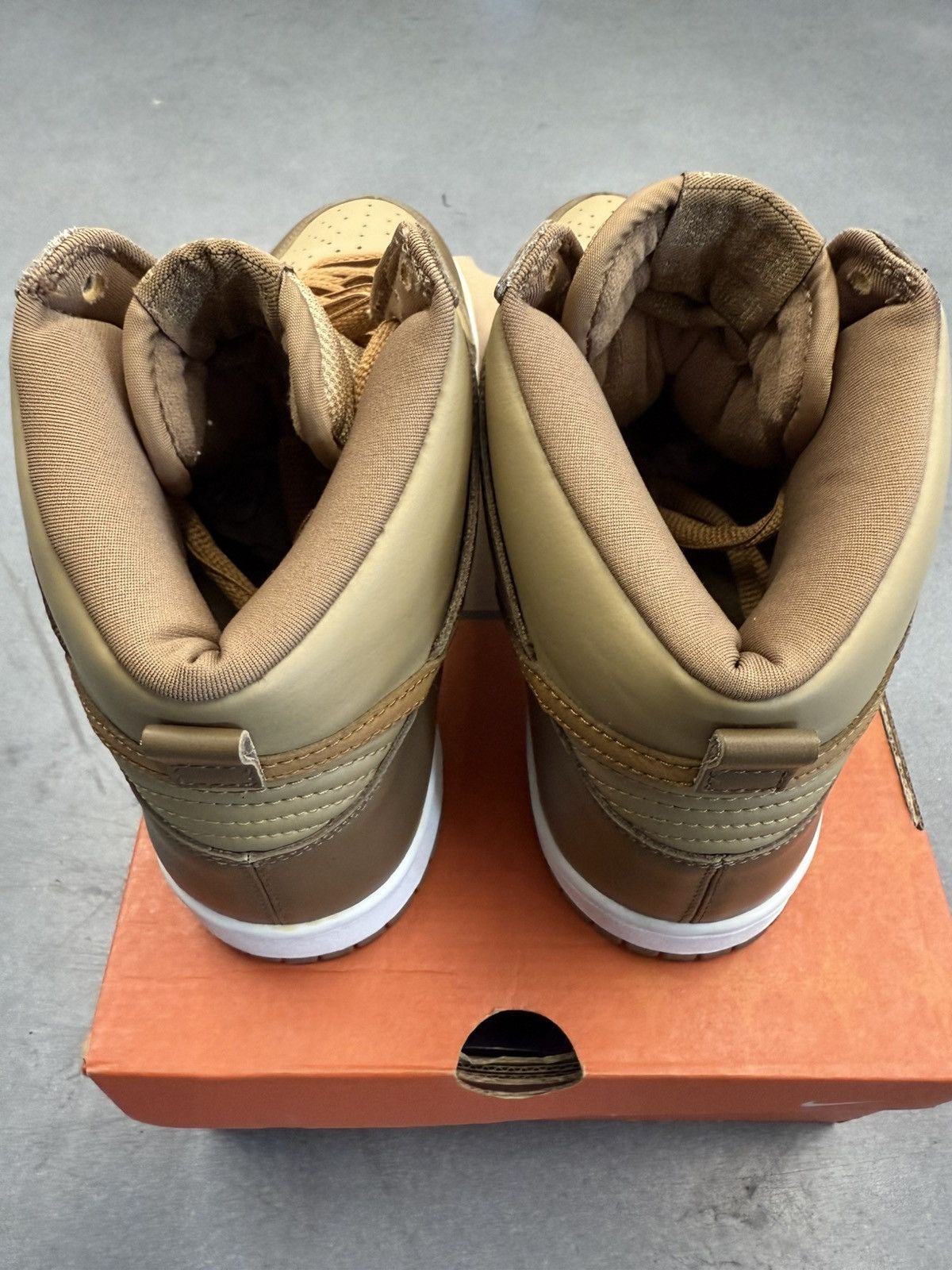 Nike × Vintage 2003 Nike Dunk High Hay Maple Taupe Size US 10.5 / EU 43-44 - 5 Thumbnail