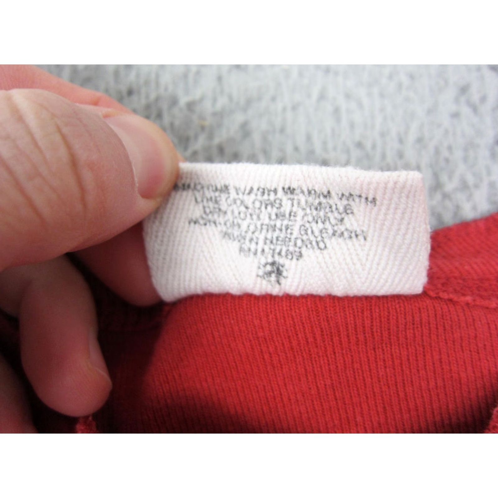 Vintage Amalgamated Shirt Mens Large Red Henley Cotton Long Sleeve Made in USA Classic 90s Vintage Regular Size US L / EU 52-54 / 3 - 4 Thumbnail