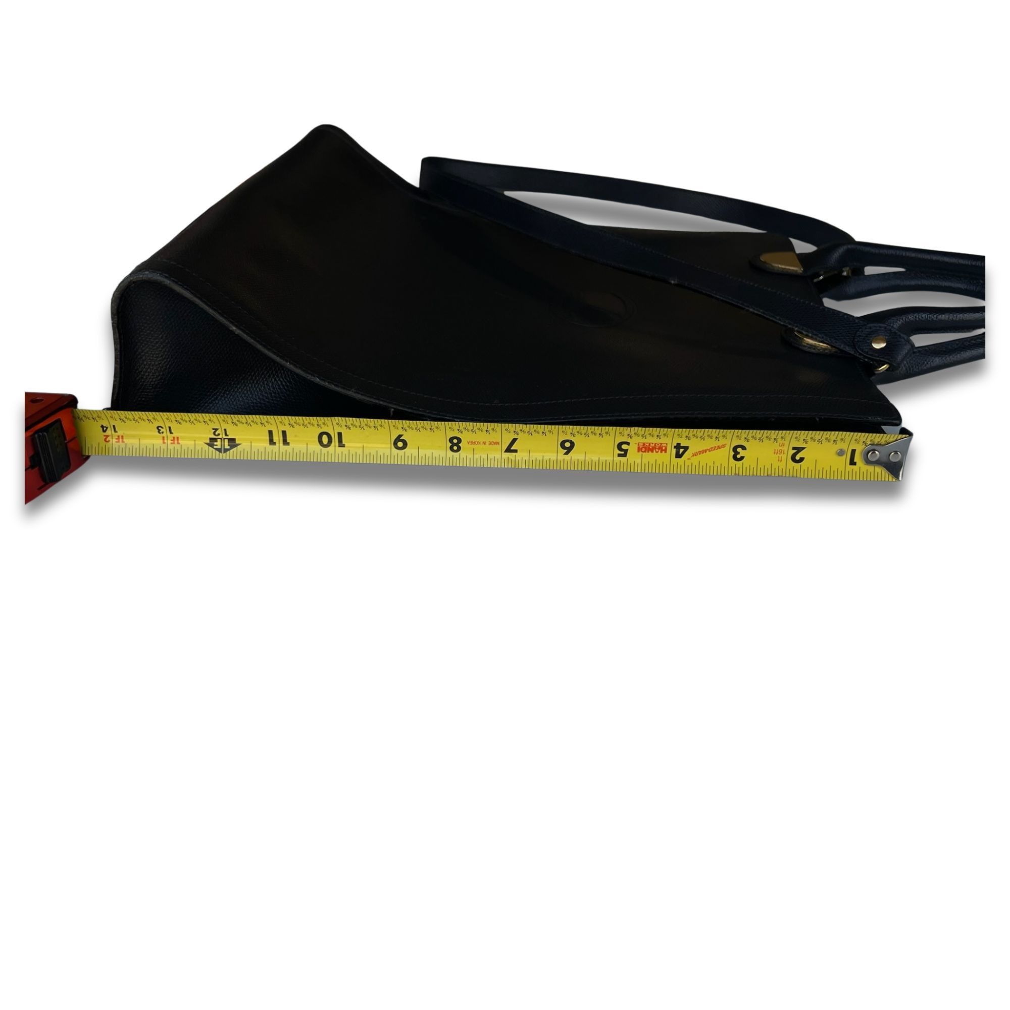 Other Lederer Black Leather Office Tote Bag With Gold-Tone Hardwar Size ONE SIZE - 13 Thumbnail