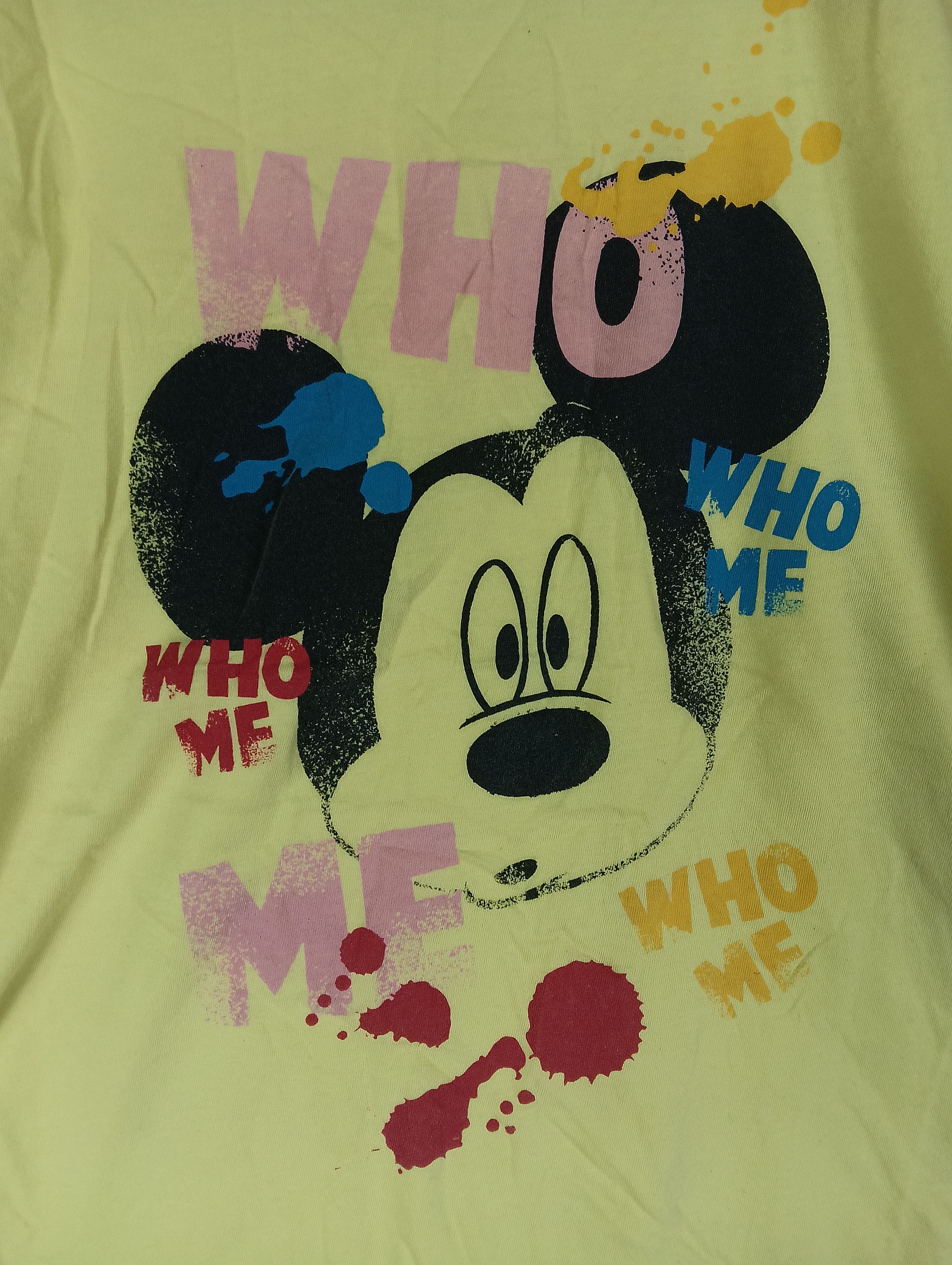 Disney vintage mickey mouse big logo disney uniqlo tee Size US S / EU 44-46 / 1 - 1 Thumbnail