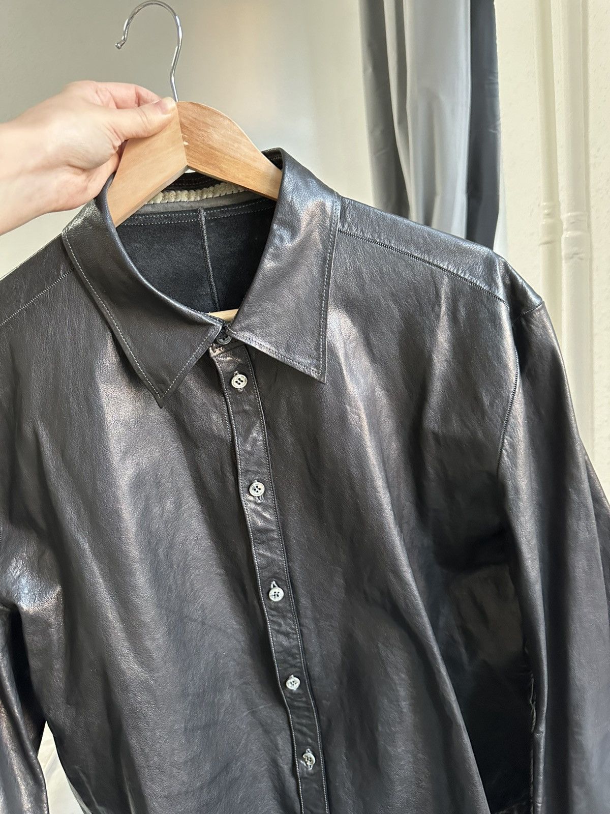 Carol Christian Poell CCP kangaroo leather shirt, Carol Christian Poell Size US XL / EU 56 / 4 - 15 Thumbnail