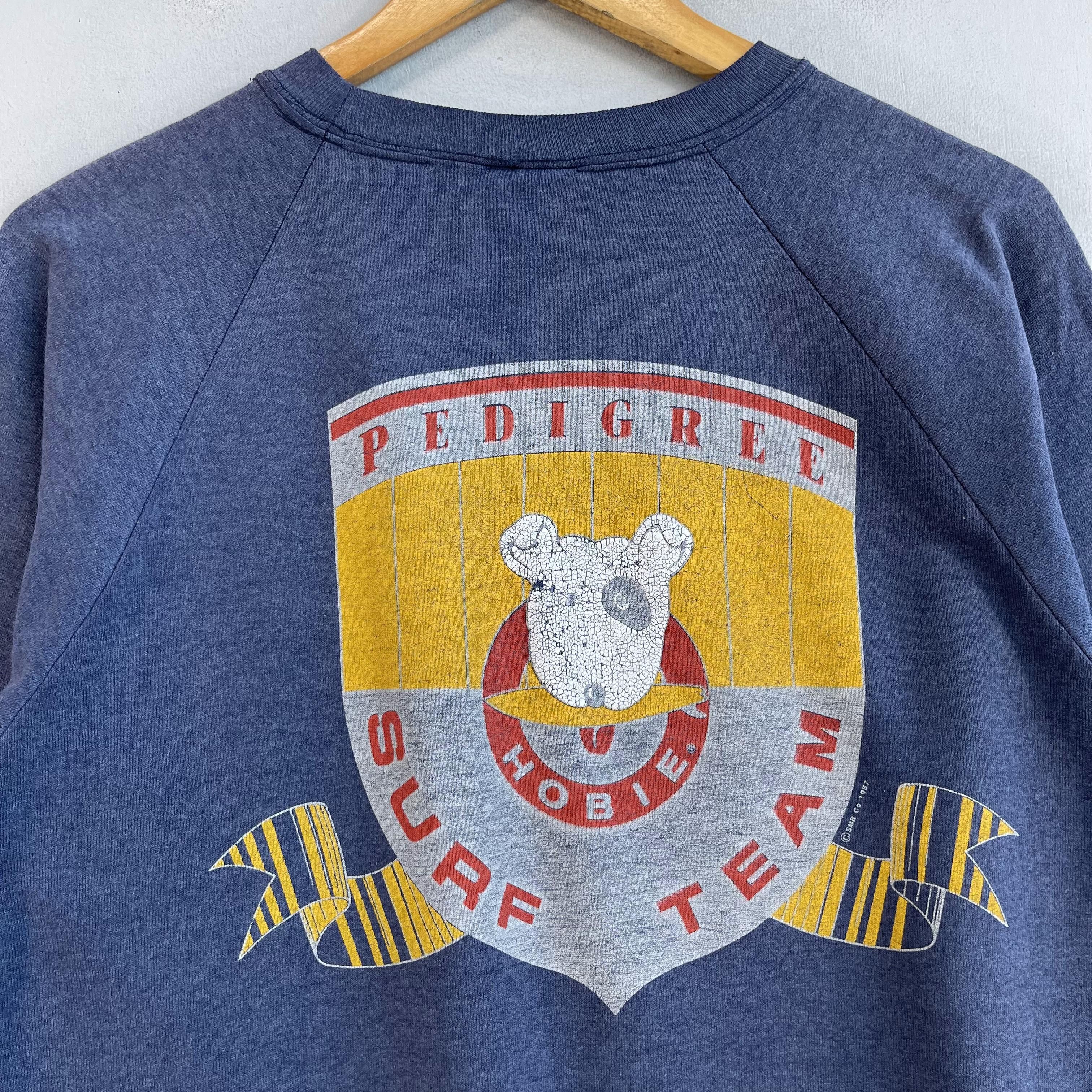 Vintage Vintage Pedigree HOBIE Surf Team Printed Crewneck Sweatshirt Size US S / EU 44-46 / 1 - 2 Thumbnail