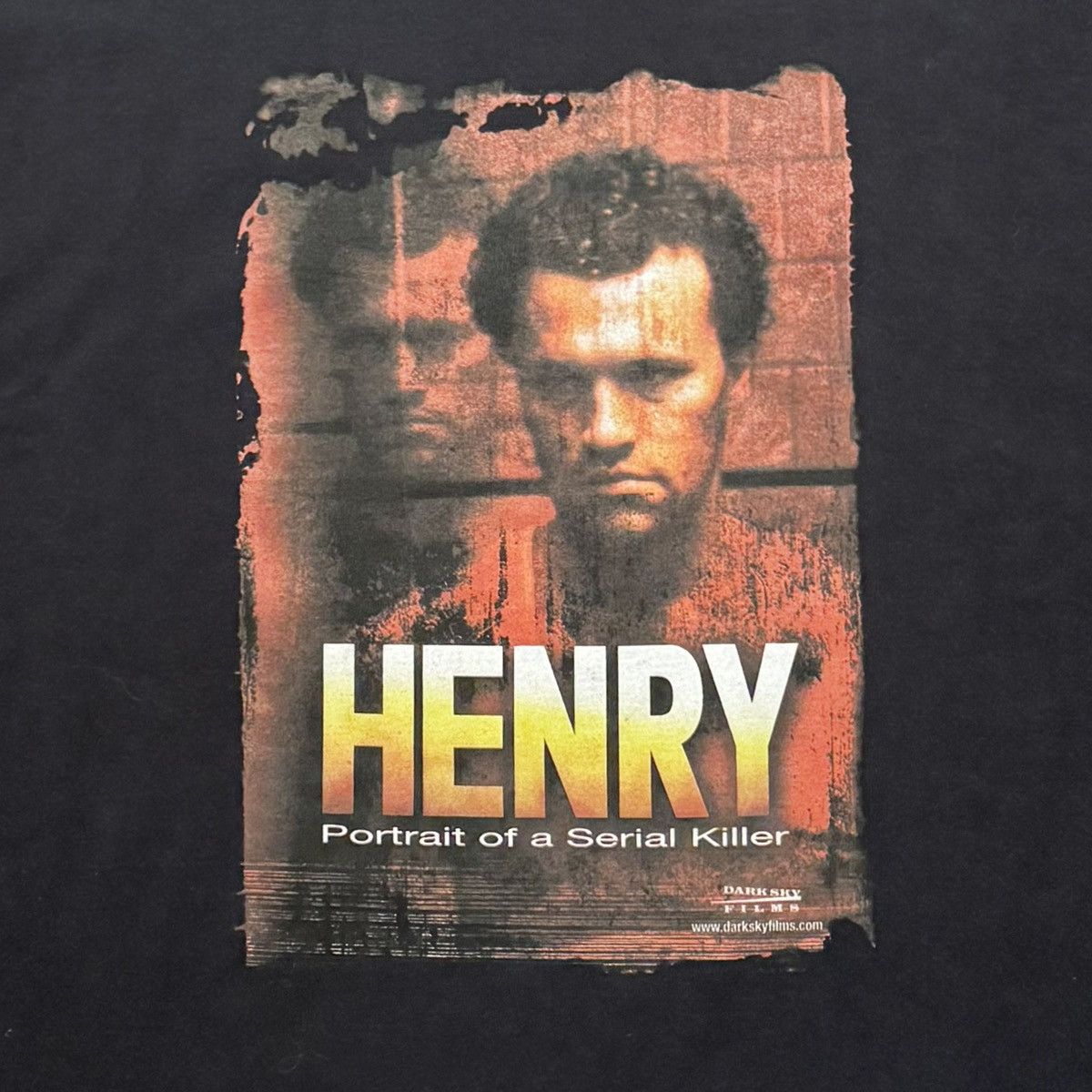 Vintage Henry Portrait of a Serial Killer Movie Tee XL