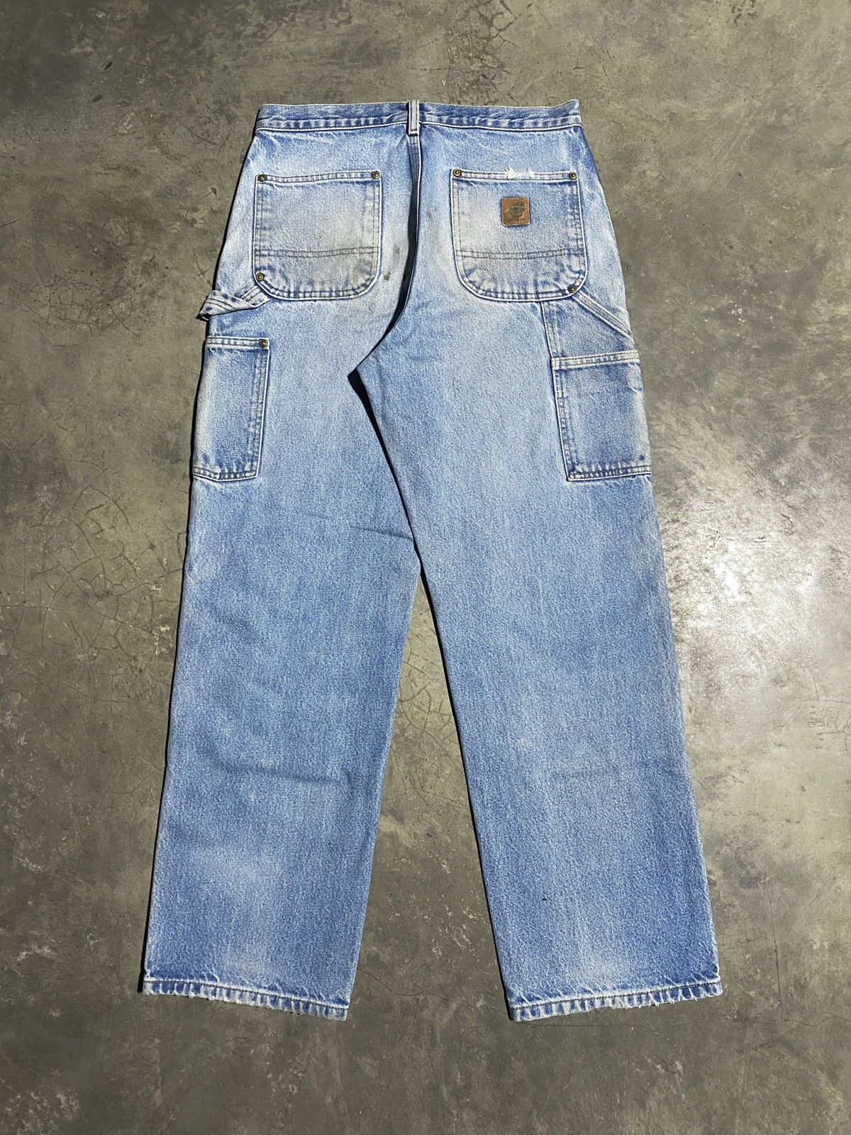 Carhartt Distressed Faded Vintage Carhartt Double Knee B73 DST Size US 30 / EU 46 - 2 Thumbnail