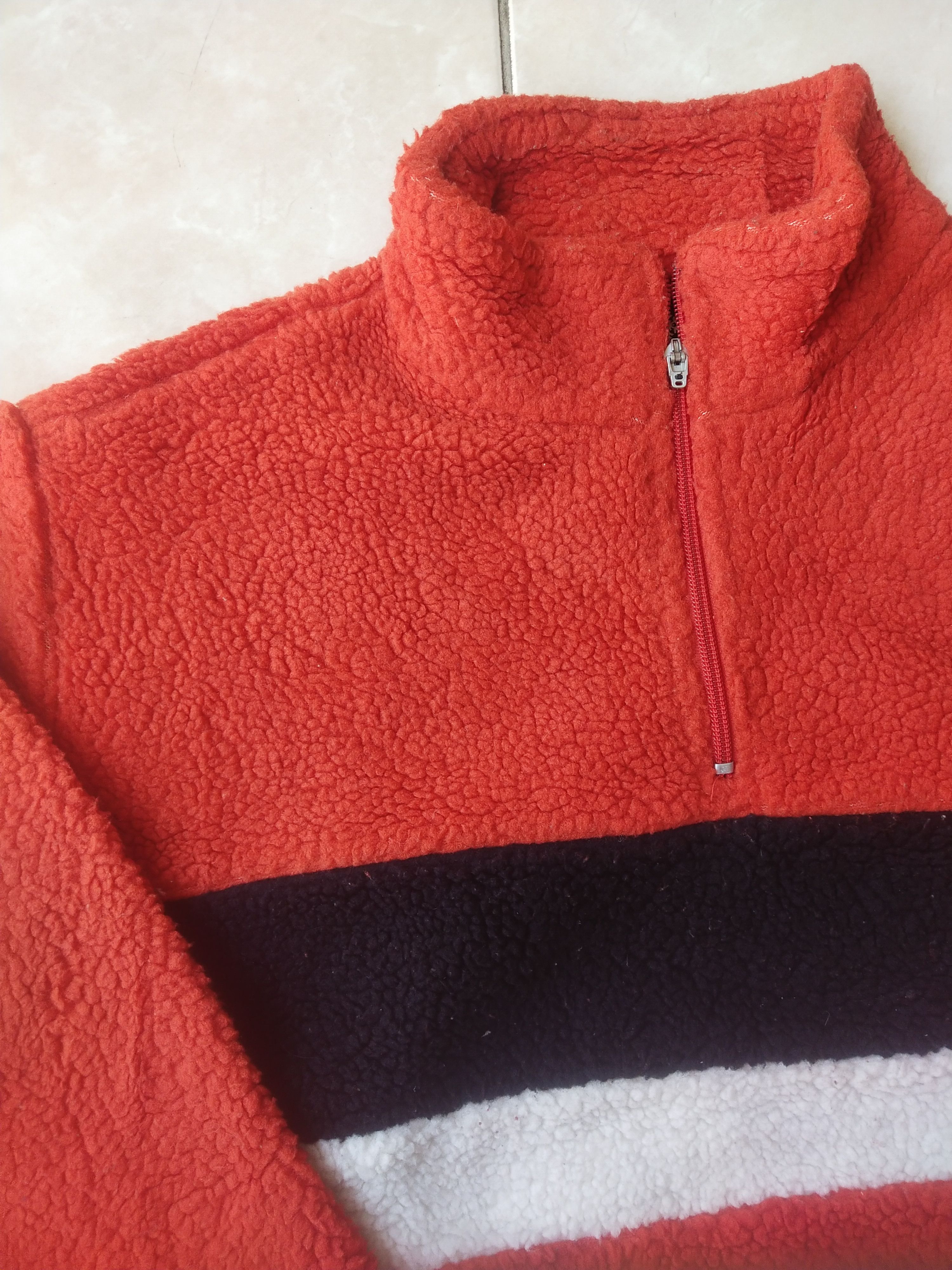 Roots Vintage Roots Winter Edition Sherpa Fleece Quarter Zip Red Size US L / EU 52-54 / 3 - 2 Thumbnail