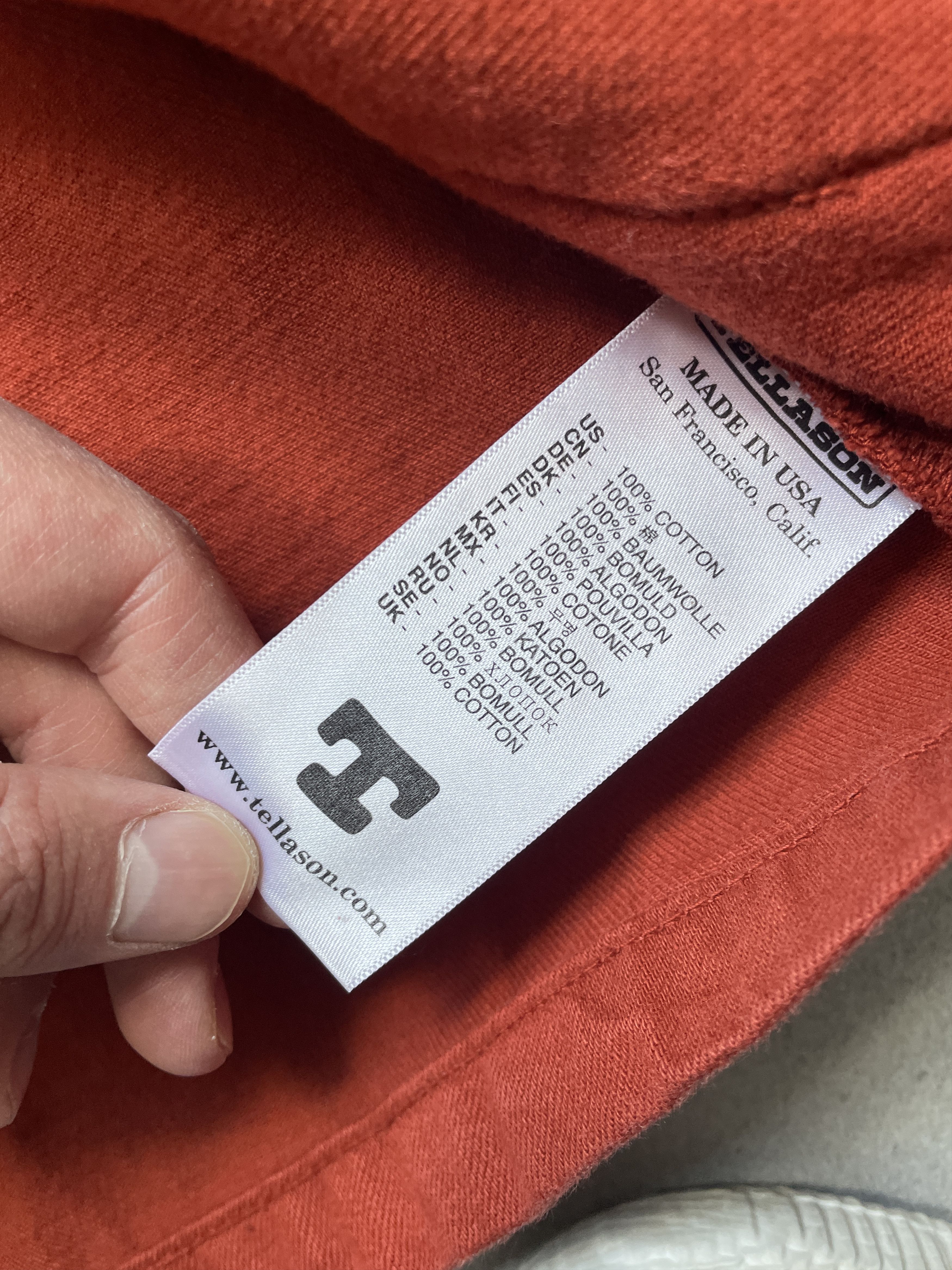 Tellason TELLASON AMERICANO COVERALL ORANGE DETROIT TYPE JACKET Size US S / EU 44-46 / 1 - 4 Thumbnail