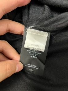 Saint Laurent Paris single-breasted, black court shirt Size US M / EU 48-50 / 2 - 5 Thumbnail