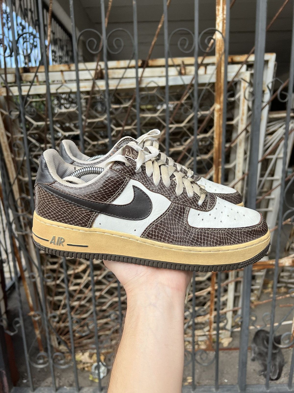 Nike Nike - 2004 - Air Force 1 Premium "Snakeskin" Size US 9 / EU 42 - 4 Thumbnail