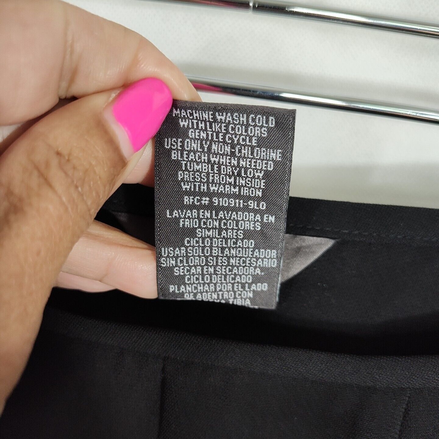 George Vtg George Mark Eisen Black Flare Aline Midi Skirt Size 8 Size 30" / US 8 / IT 44 - 6 Thumbnail