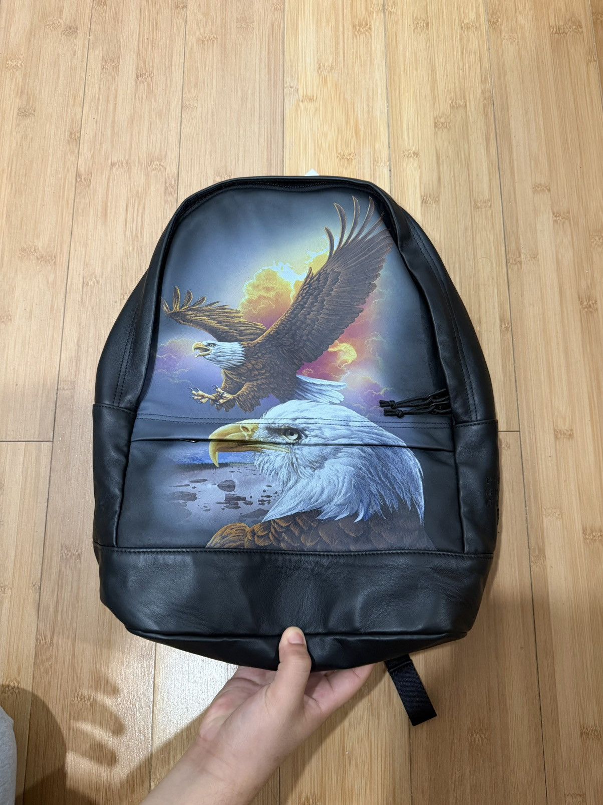 Maison Margiela × Supreme Supreme MM6 Eagle Leather Backpack Size 40 - 1 Thumbnail