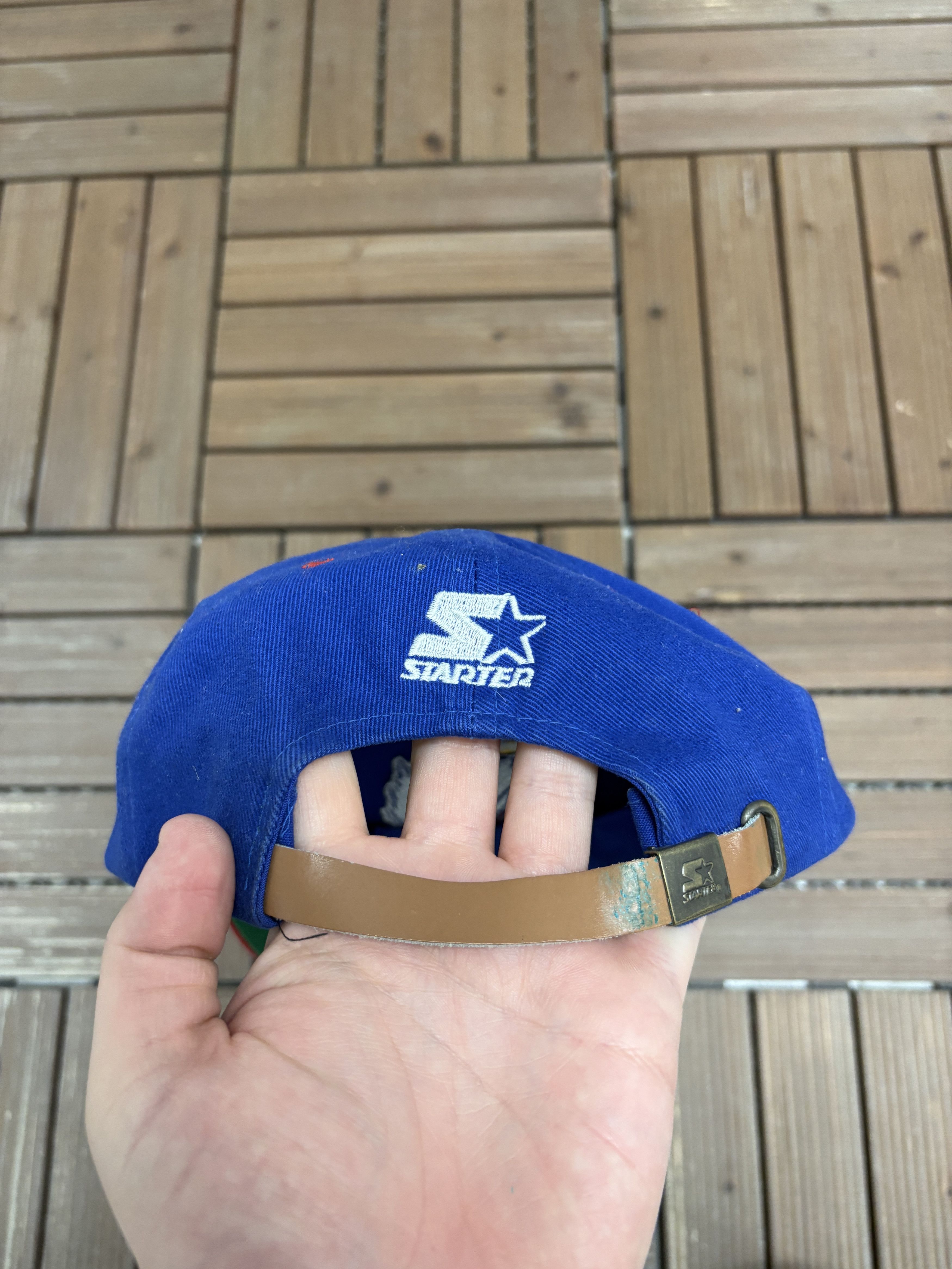 Starter Kansas Jayhawks Embroidered Vintage Starter Hat Cap Size ONE SIZE - 5 Thumbnail