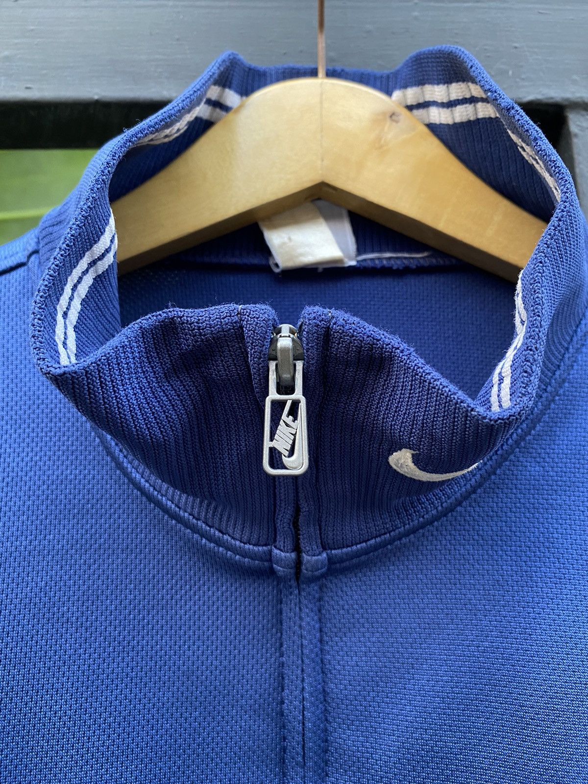 Nike × Vintage 90s Vtg Nike Track Top Jacket Size US M / EU 48-50 / 2 - 4 Thumbnail