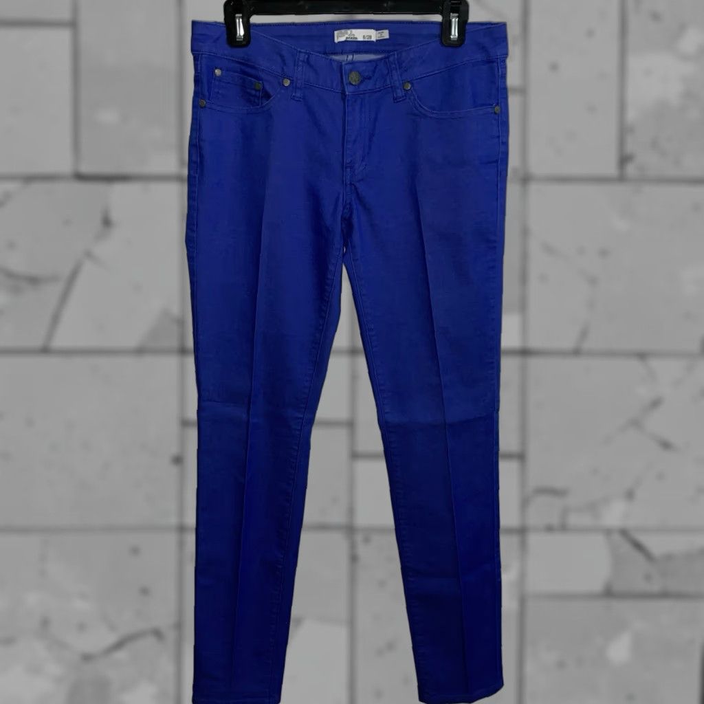 Prana PrAna Jeans Womens Size 6 Blue Cotton Blend Straight Leg Adult Regular Color Blue Jeans Women Straight 6x28 Size 28" / US 6 / IT 42 - 1 Thumbnail