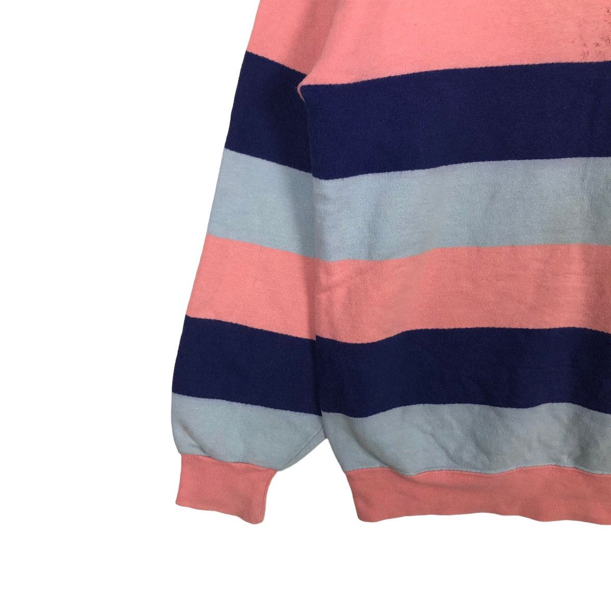 Japanese Brand VINTAGE STRIPED SWEATSHIRT OCEANIC BREEZE JAPAN ISSEY MIYAKE Size US M / EU 48-50 / 2 - 3 Thumbnail