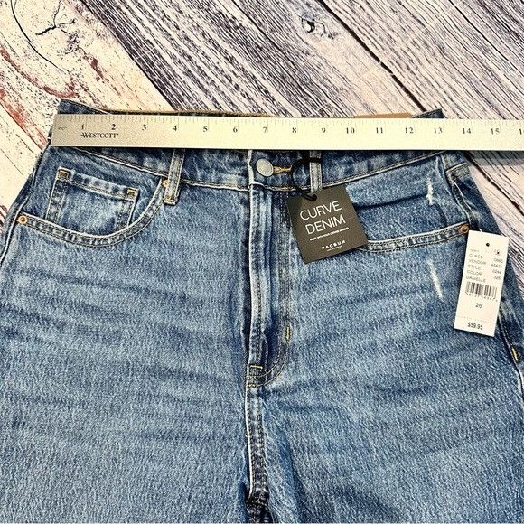 Pacsun NWT Pacsun Curve Straight Distressed Jeans Size 26" / US 2 / IT 38 - 11 Thumbnail