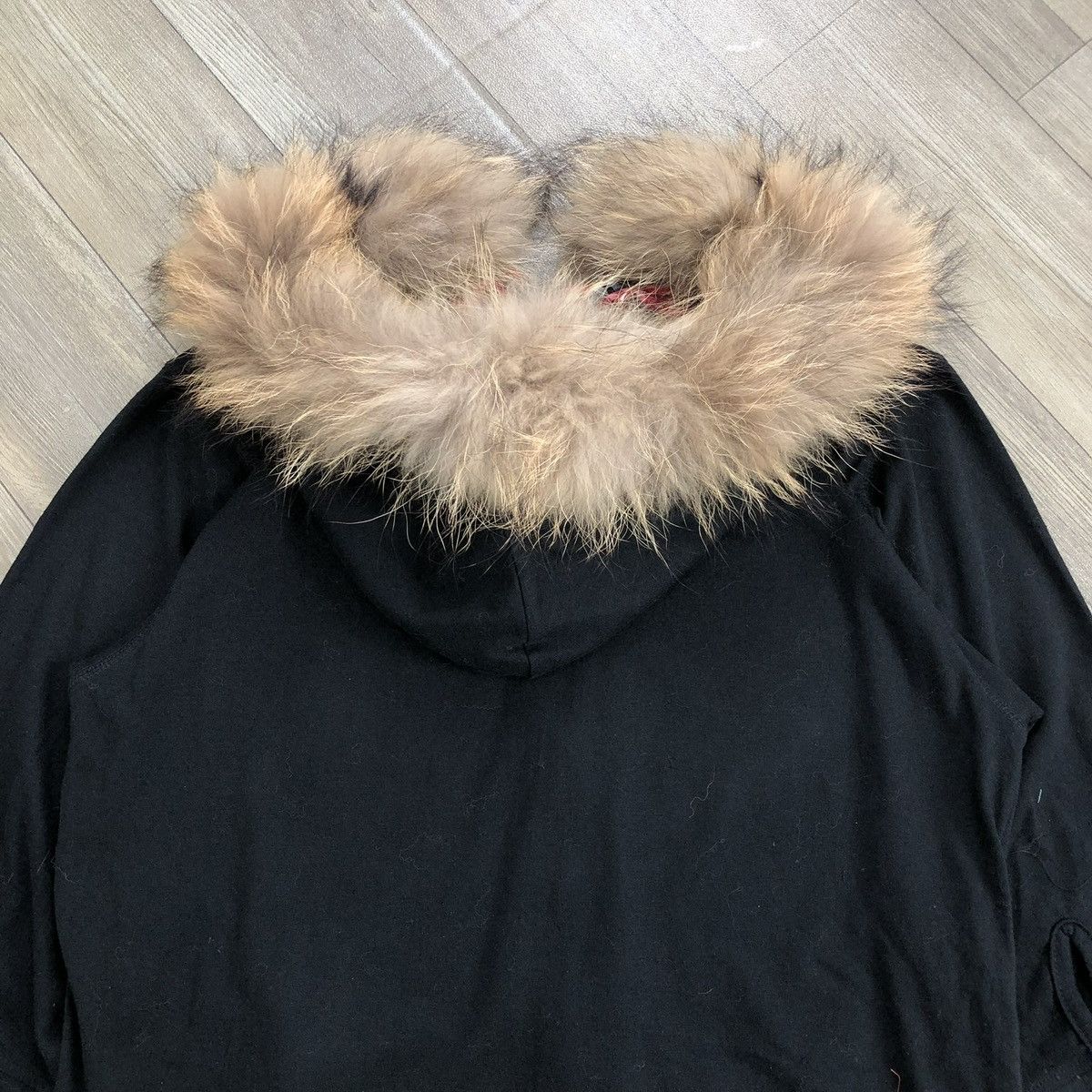 20471120 Y2K Grunge Doublefocus Ifsixwasnine Lgb Style Fur Zip Hoodie Size US S / EU 44-46 / 1 - 14 Thumbnail