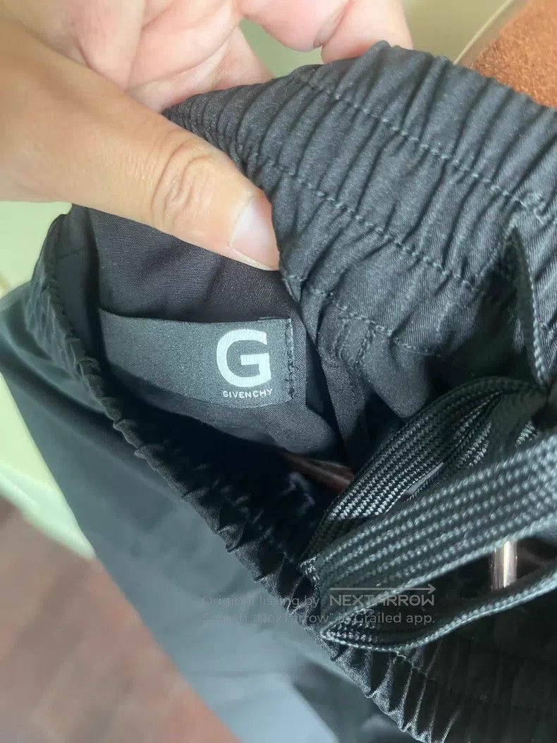 Givenchy Givenchy Pure Black Casual Pants Thin Summer Fabric Size US 29 - 4 Thumbnail